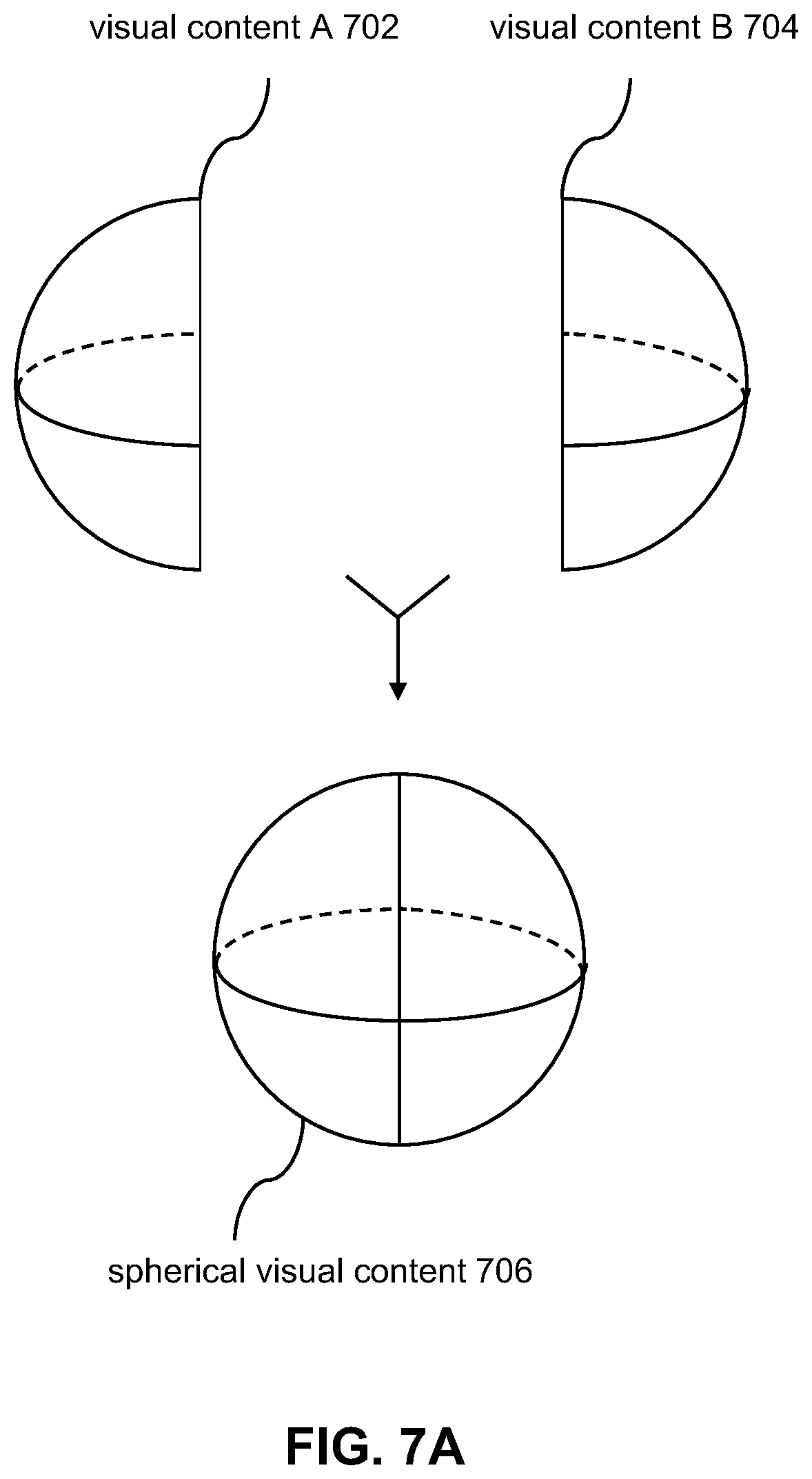 Patent US11778330 Figure 7 – Image capture device with a spherical capture mode and a non-spherical capture mode