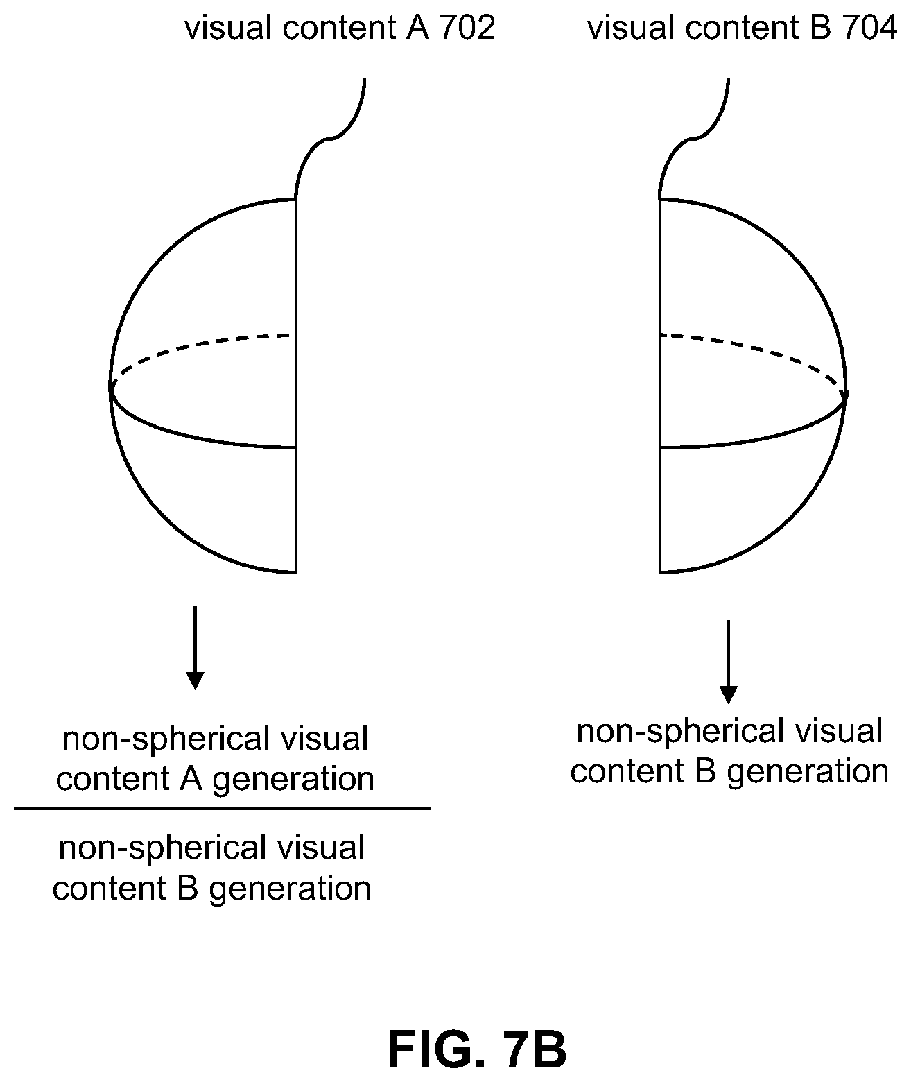 Patent US11778330 Figure 8 – Image capture device with a spherical capture mode and a non-spherical capture mode