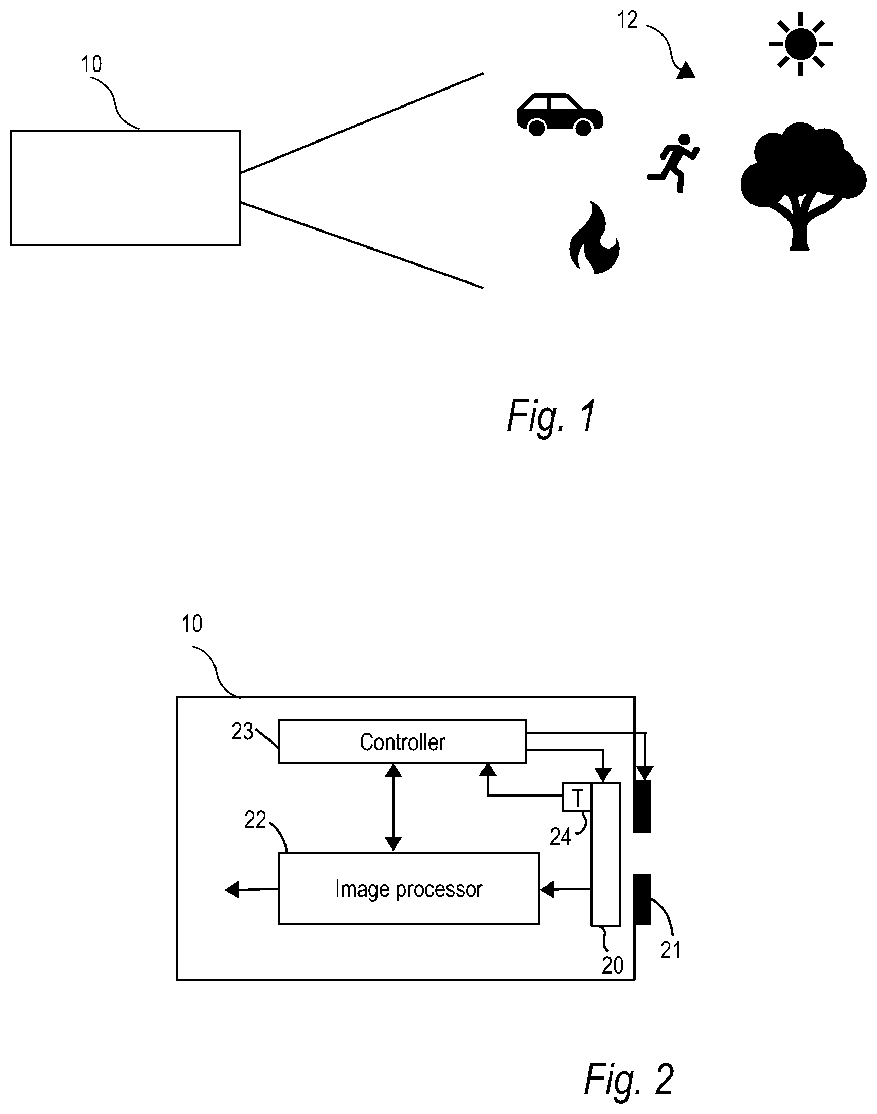 Patent US11778334 Figure 1 – Method and a thermal camera having a microbolometer detector for capturing a sequence of image frames