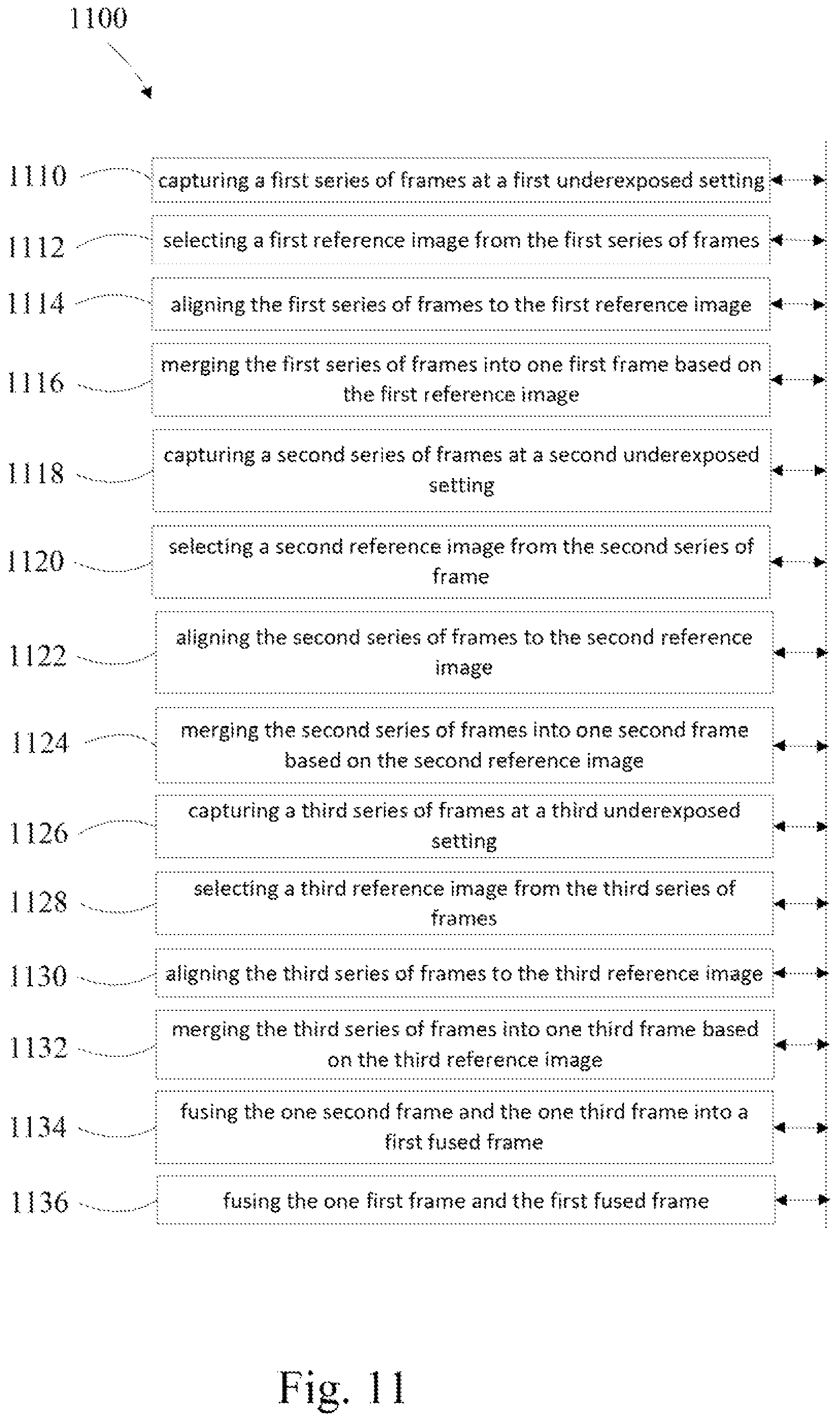 Patent US11778335 Figure 11 – Generating high dynamic range video using low dynamic range image sensor