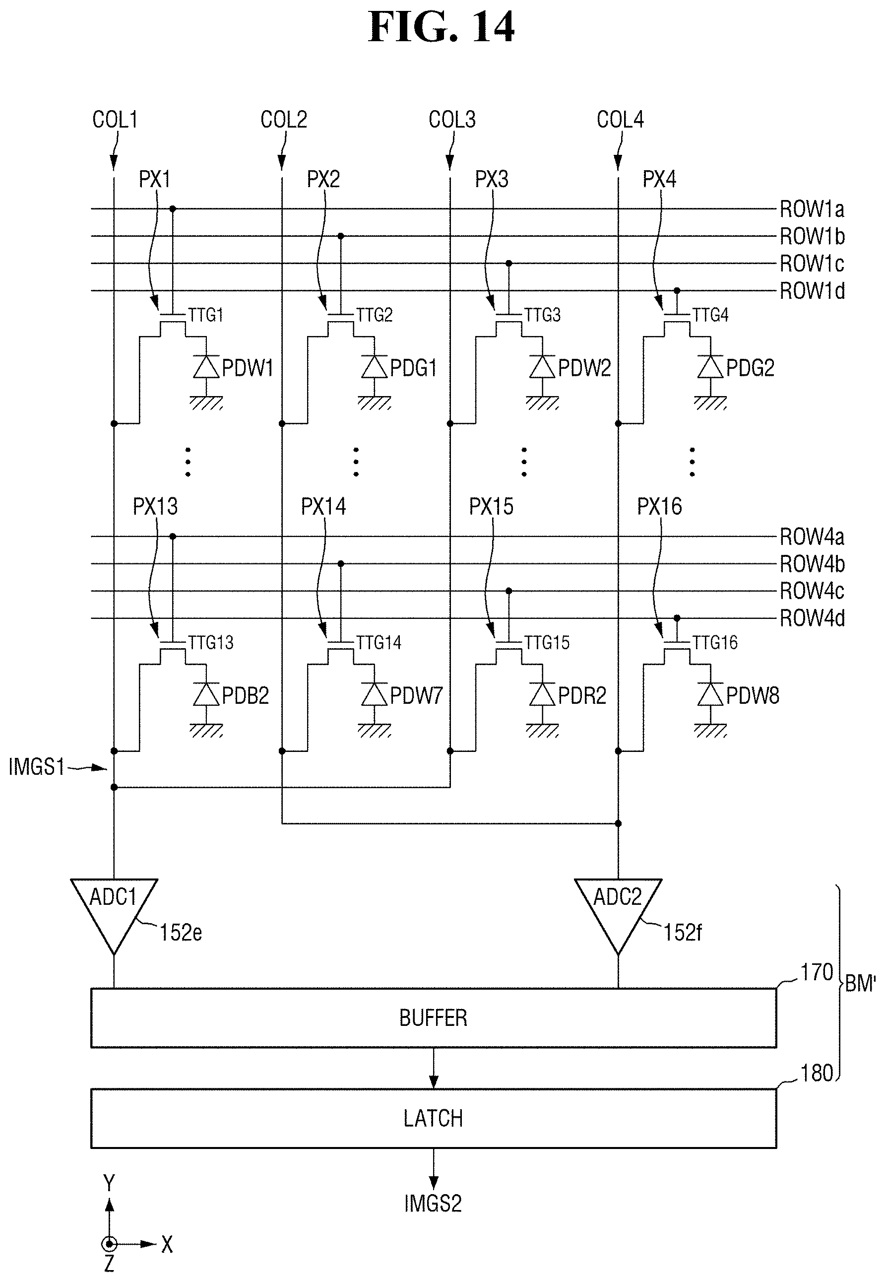 Patent US11778337 Figure 14 – Image sensor and method for sensing image
