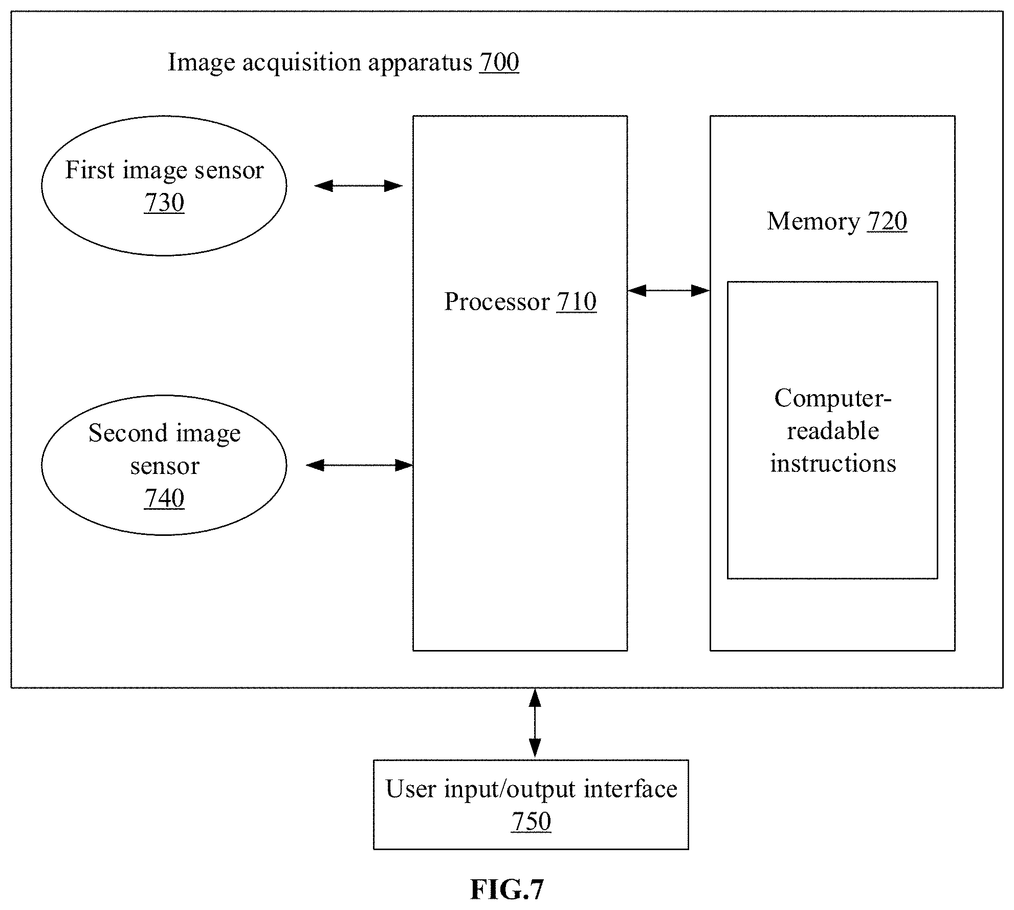 Patent US11778338 Figure 8 – Image processing and presentation