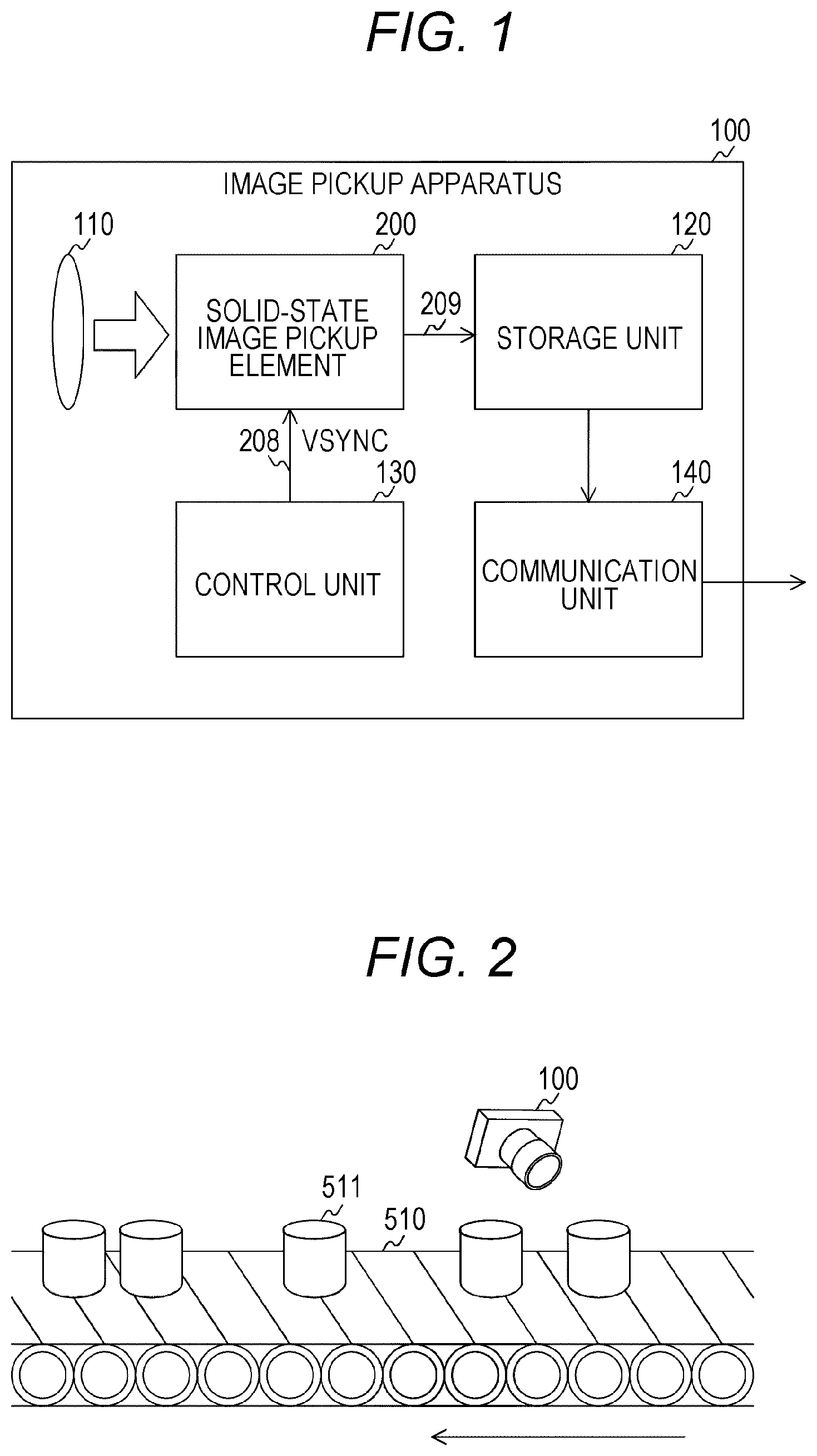 Patent US11778342 — Solid-state image pickup element, image pickup apparatus, and method of controlling solid-state image pickup element — Figure 1