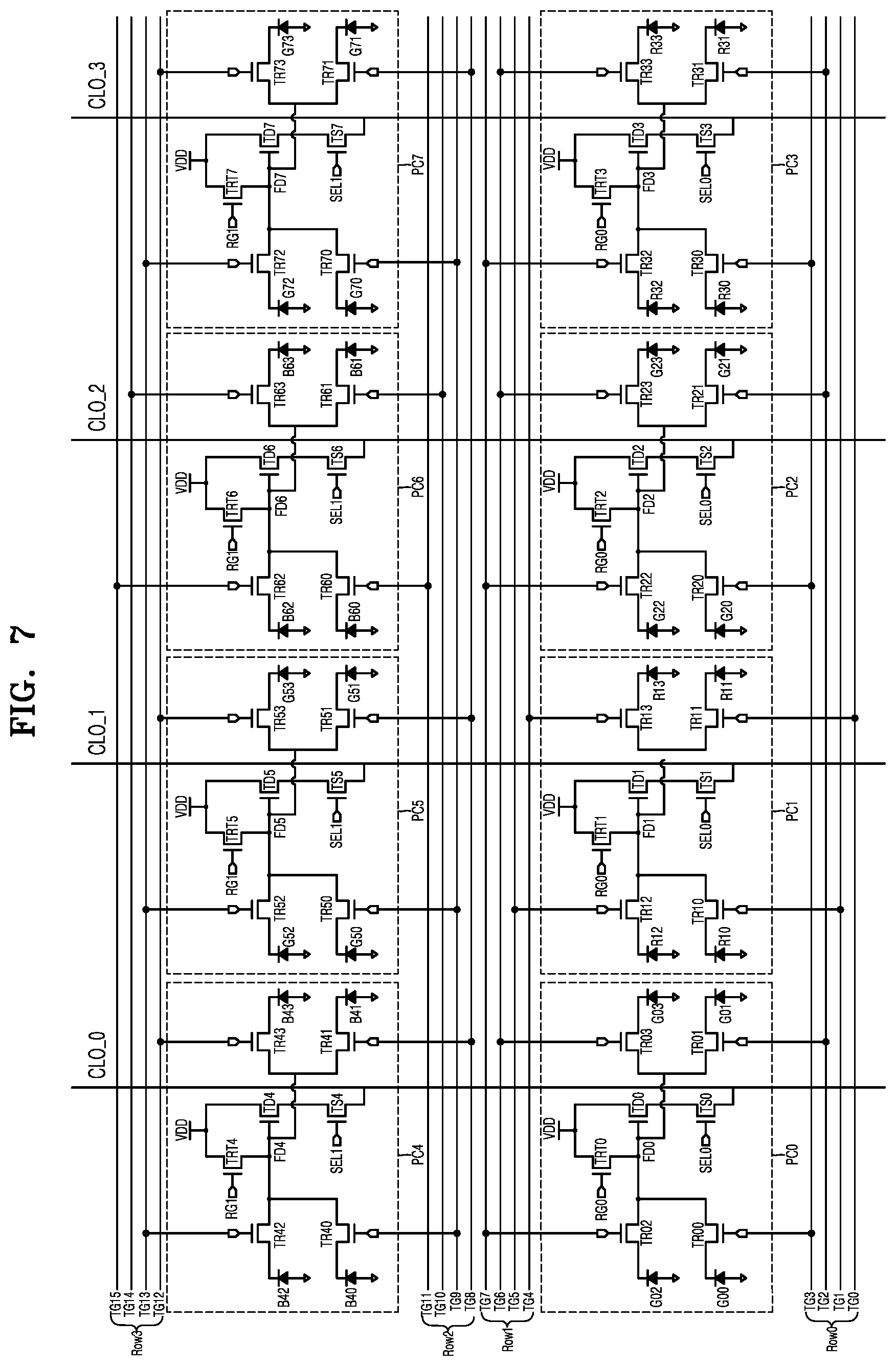 Patent US11778344 Figure 7 – Pixel circuit and image sensor including thereof