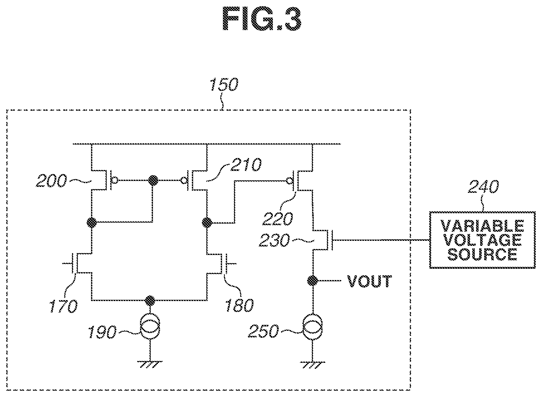Patent US11778348 Figure 3 – Circuit, apparatus, system, movable object, and substrate