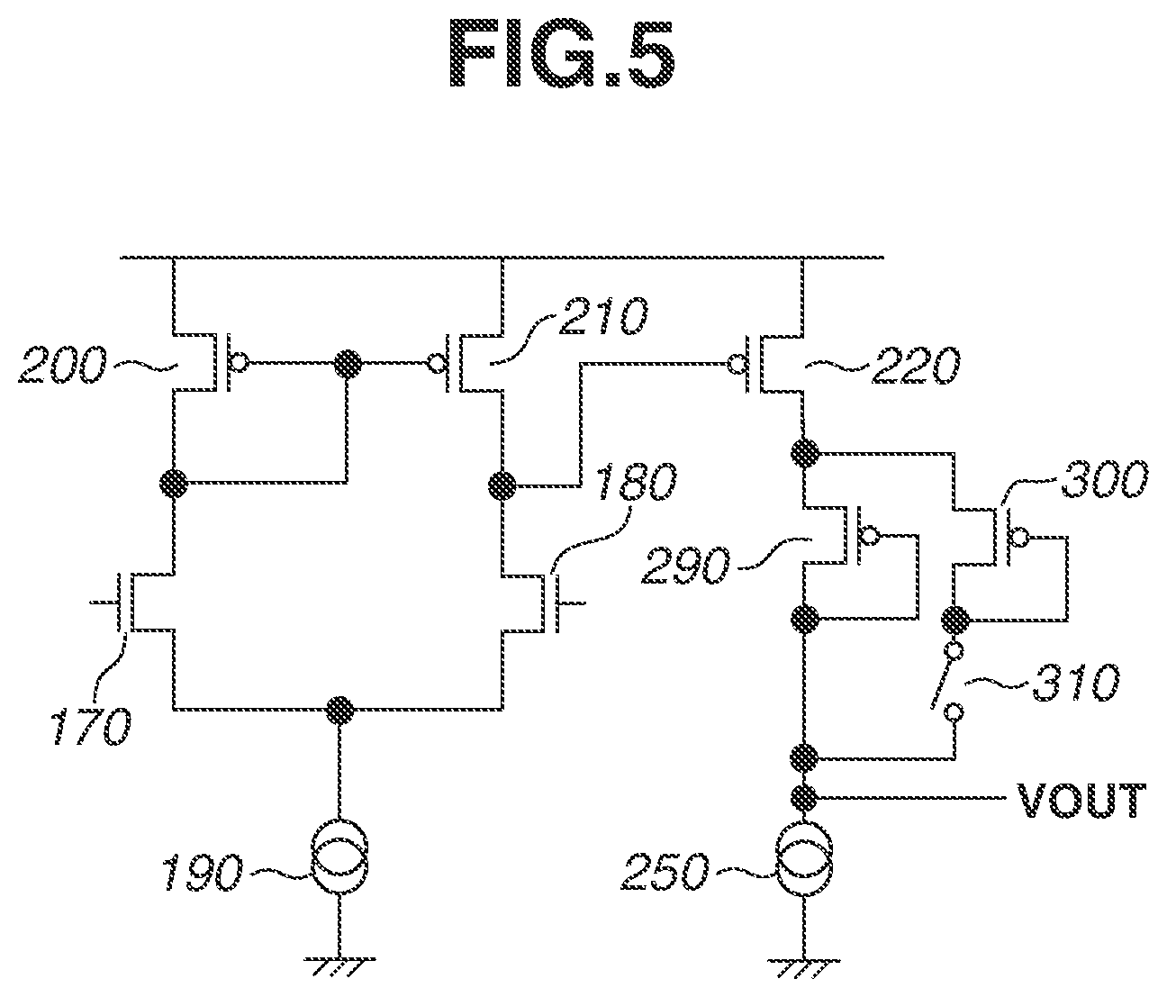 Patent US11778348 Figure 5 – Circuit, apparatus, system, movable object, and substrate