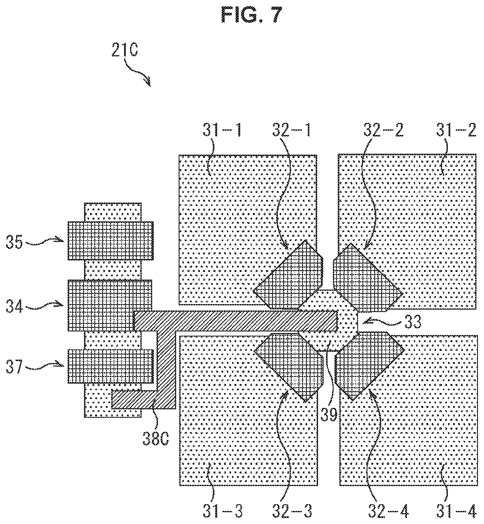 Patent US11778349 Figure 7 – Imaging element, driving method, and electronic device