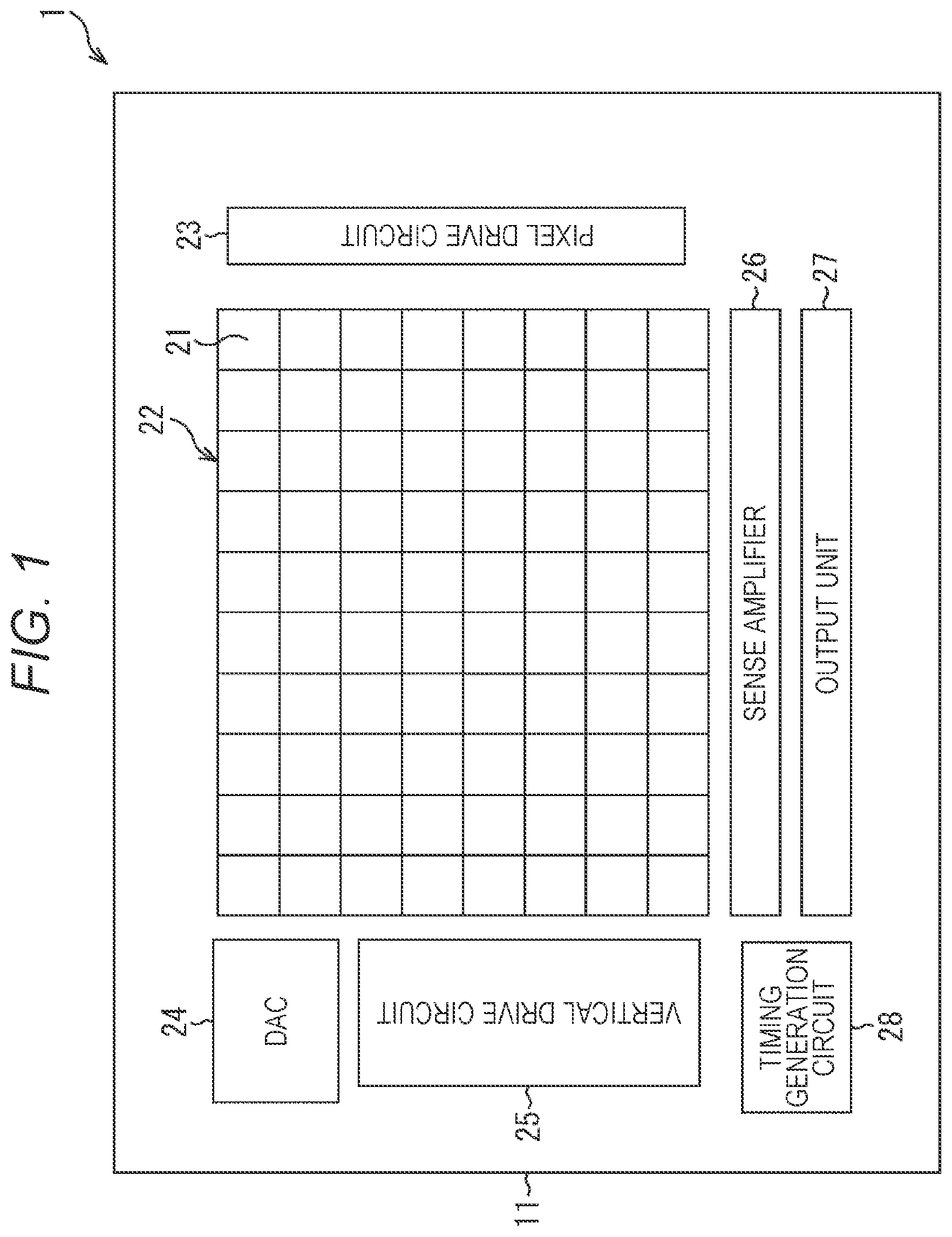 Patent US11778352 Figure 1 – Imaging apparatus and electronic device