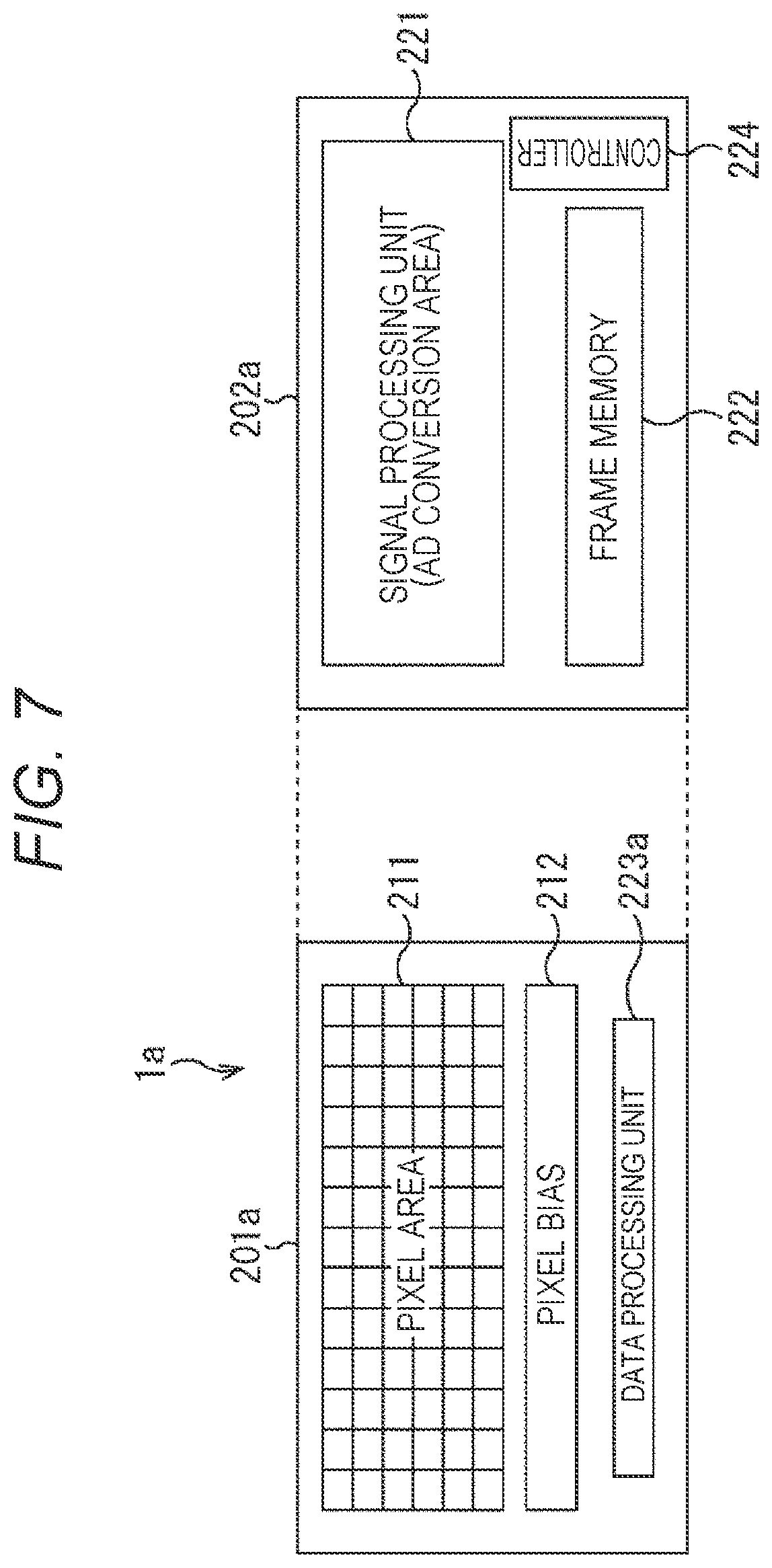 Patent US11778352 Figure 7 – Imaging apparatus and electronic device
