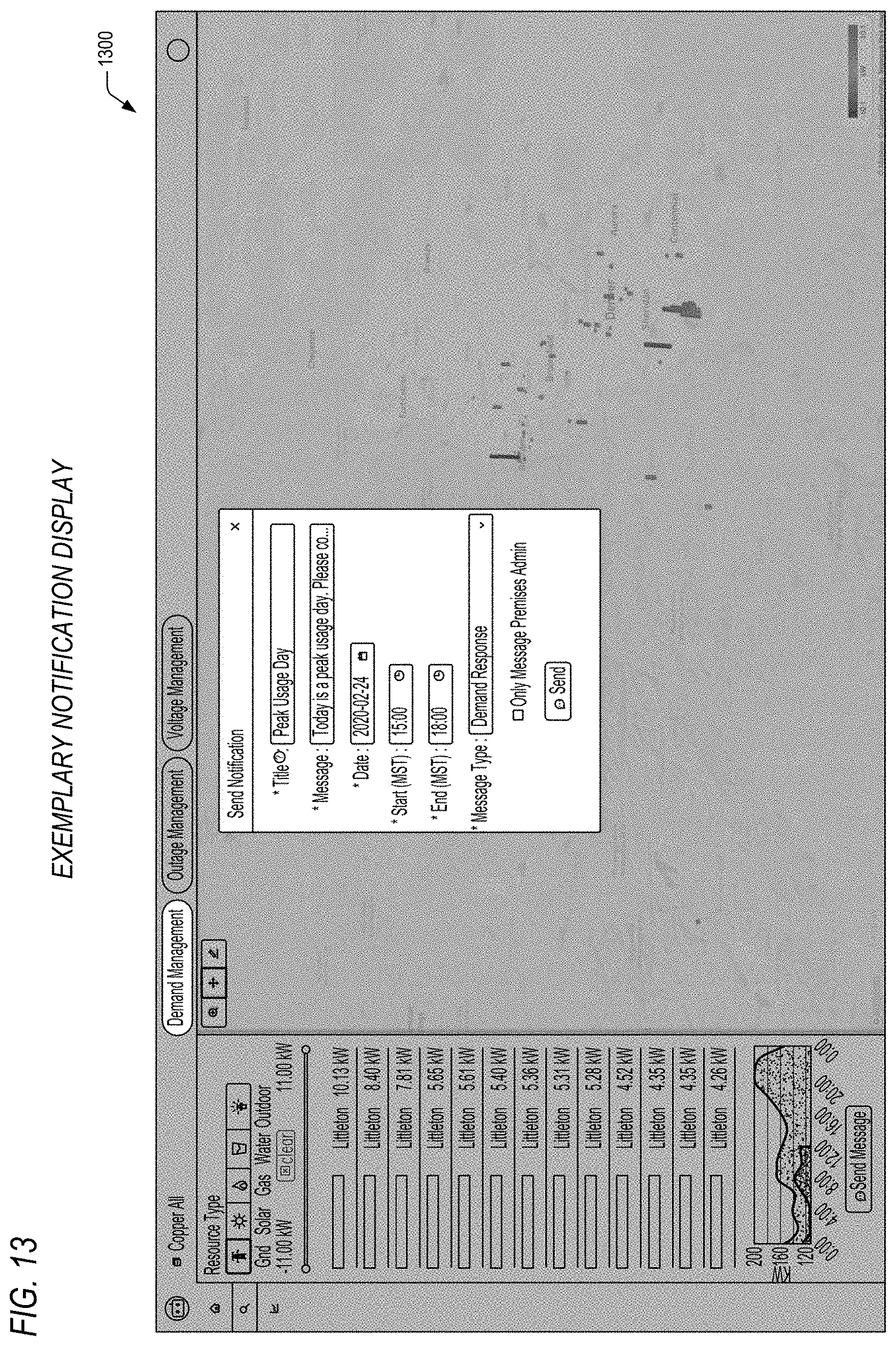 Patent US11778353 Figure 12 – System and method for energy resource monitoring and customer engagement