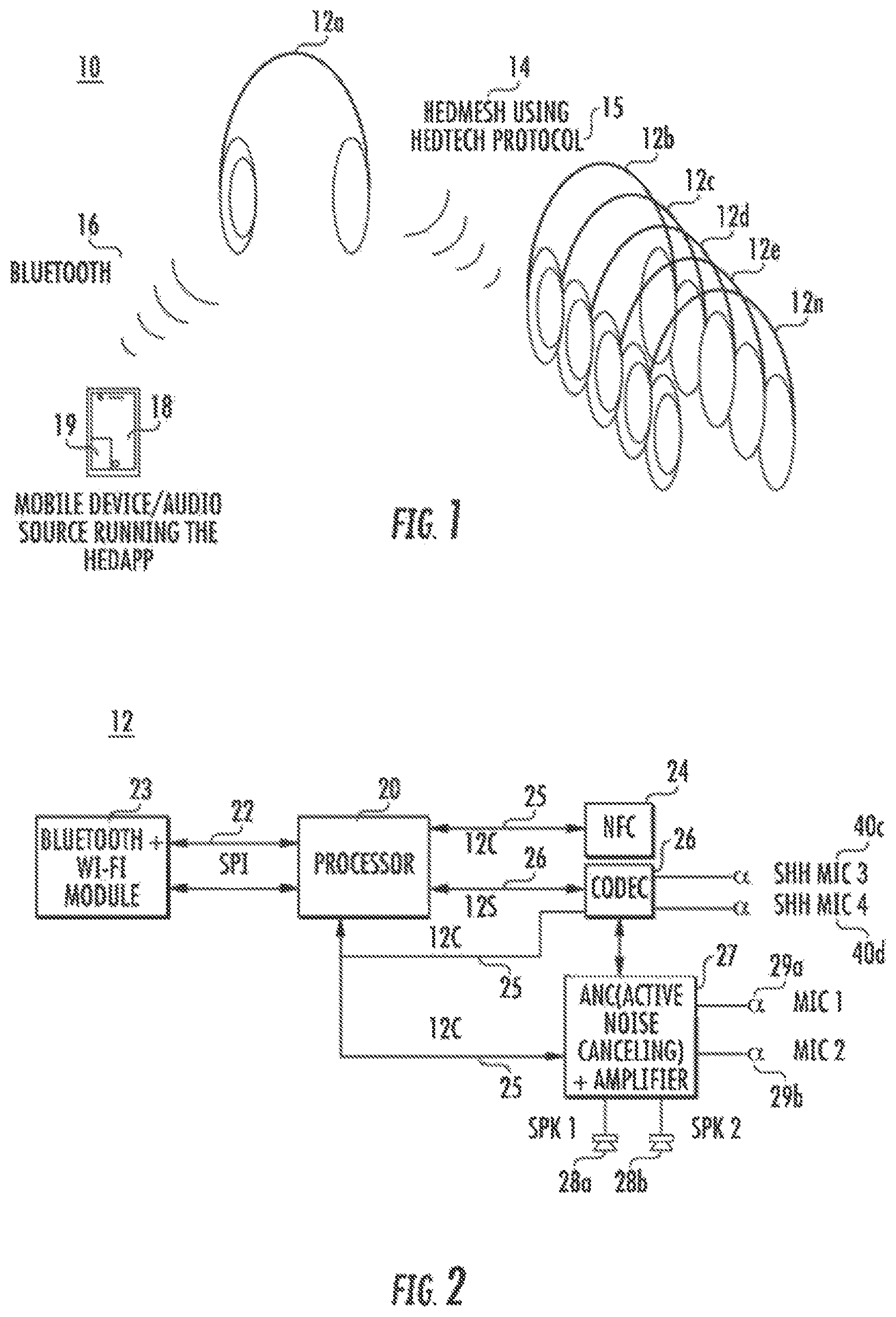 Patent US11778360 — Method and system for audio sharing — Figure 1