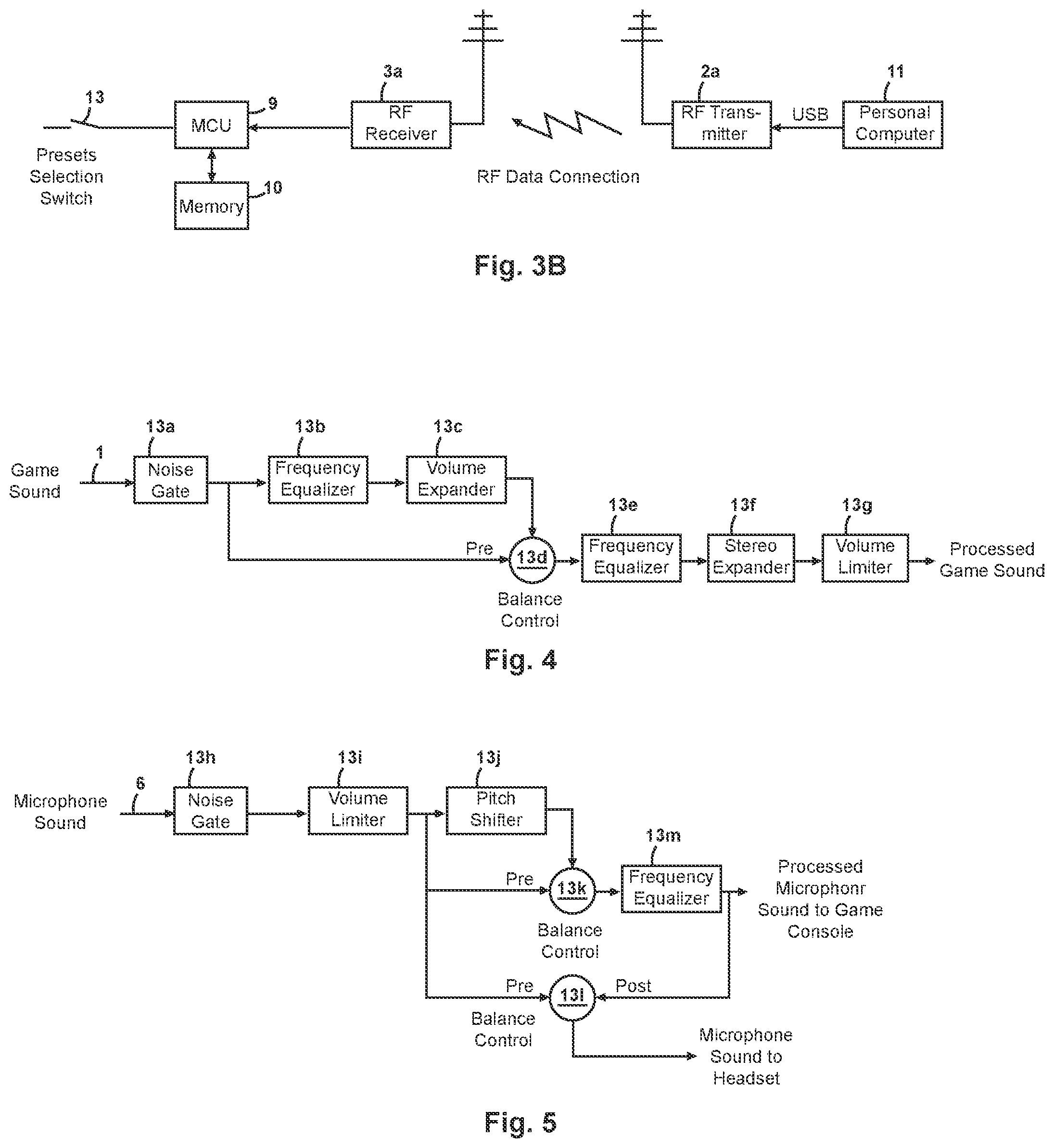 Patent US11778364 Figure 3 – Gaming headset with programmable audio paths