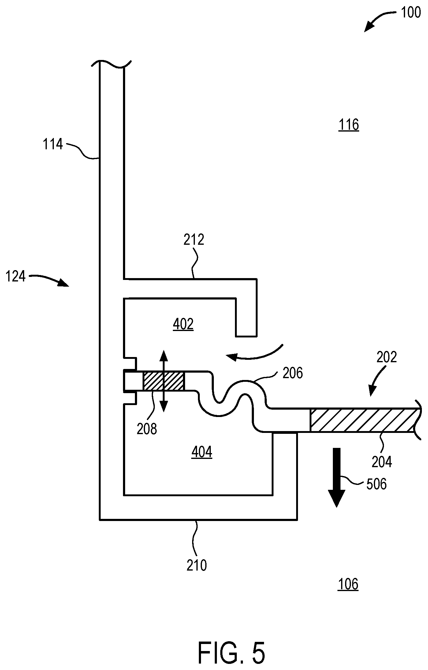 Patent US11778367 Figure 5 – Impulse pressure rejecting valve for an electronic device