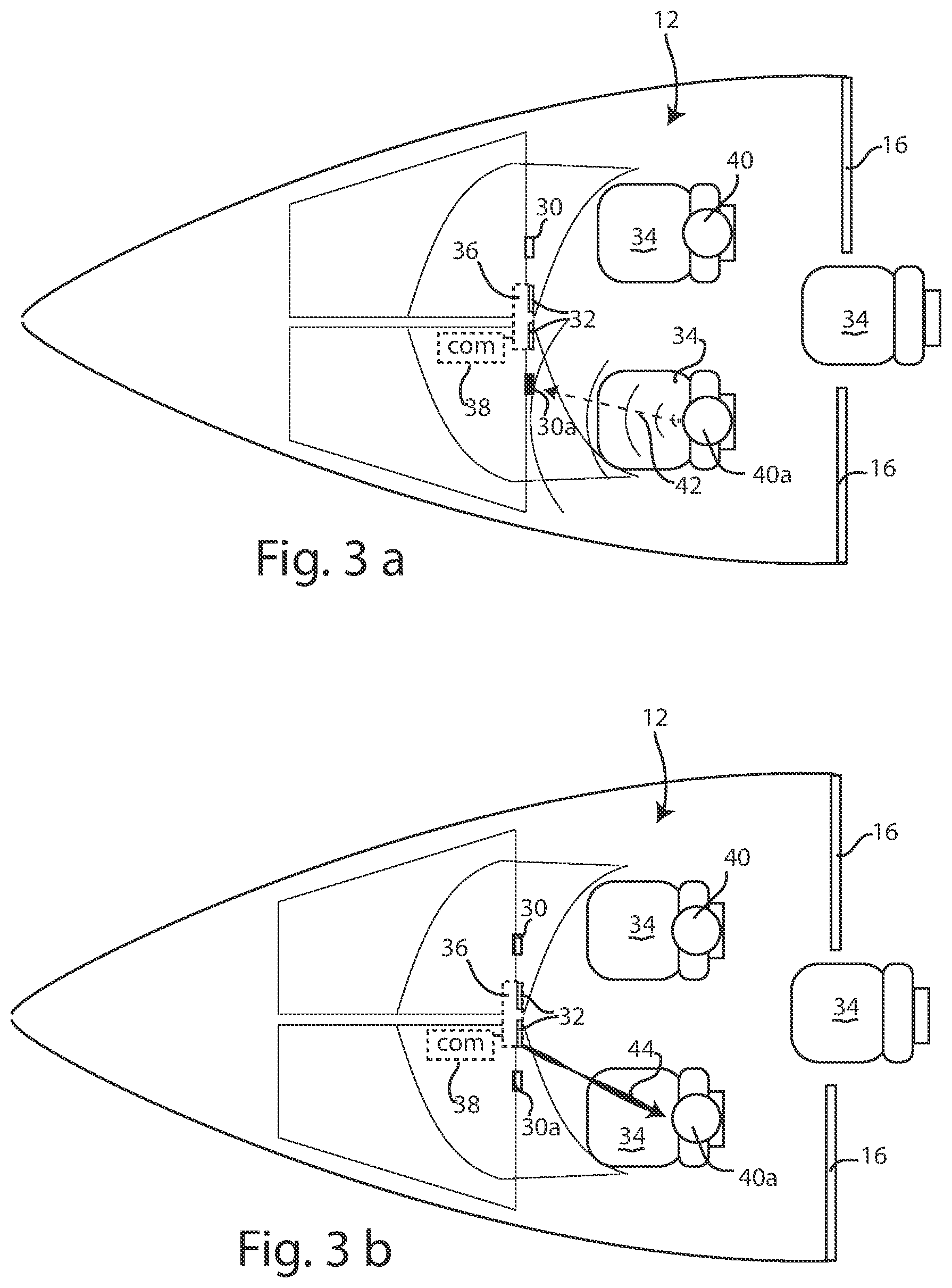 Patent US11778370 Figure 2 – Microphone array onboard aircraft to determine crew/passenger location and to steer a transducer beam pattern to that location