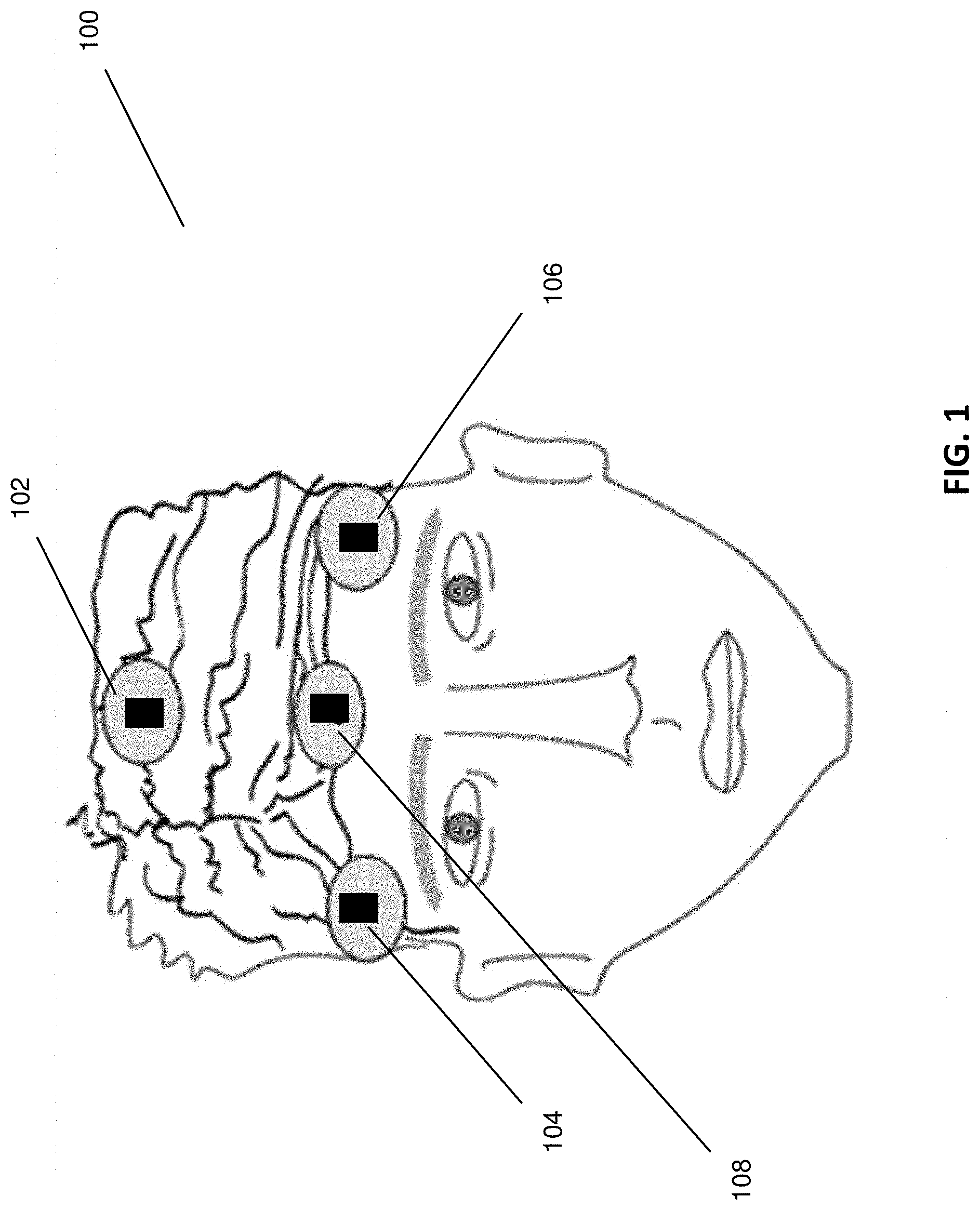Patent US11778371 Figure 1 – Helmet for communication in extreme wind and environmental noise