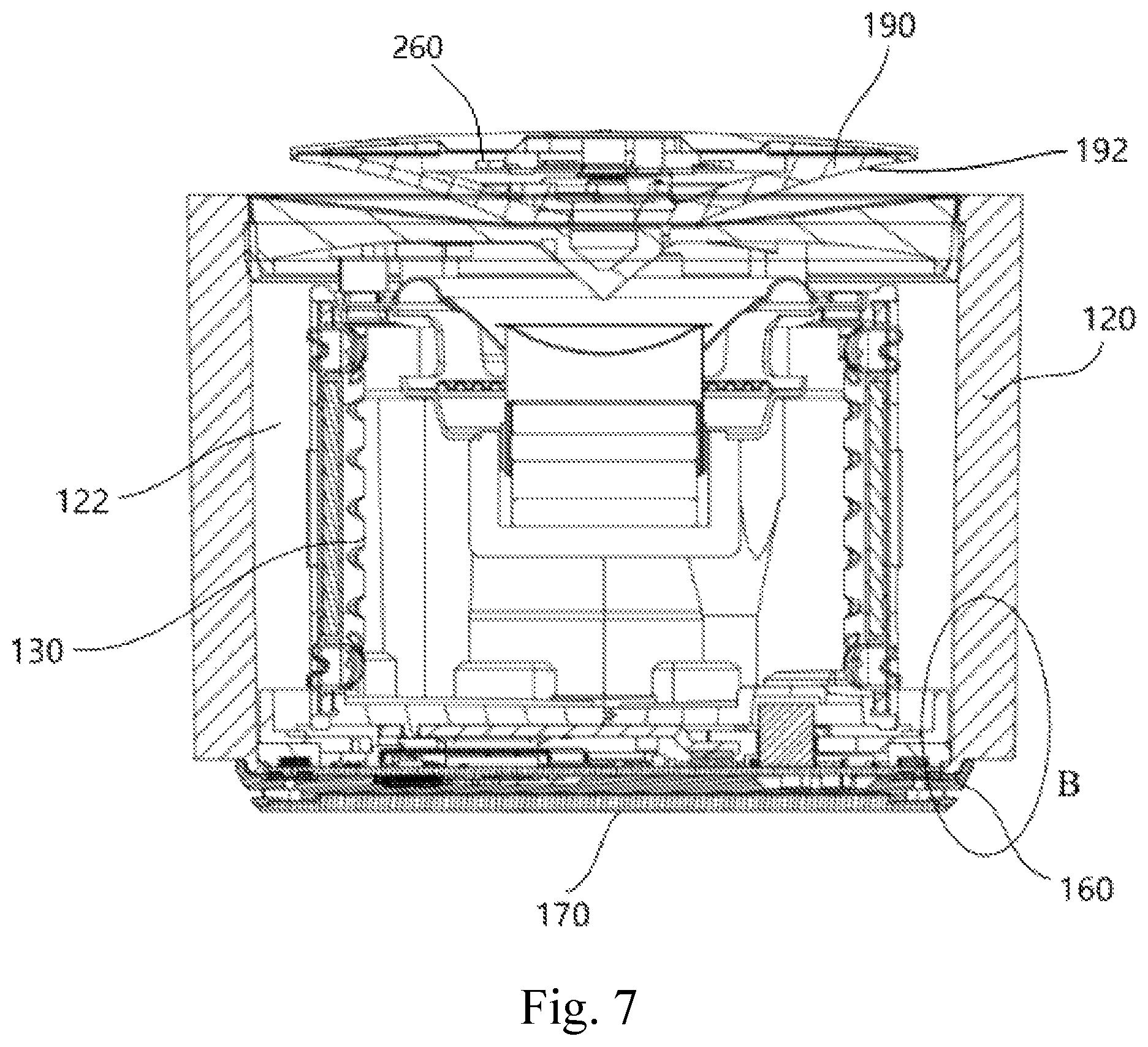 Patent US11778381 Figure 7 – Sound-producing structure and playback device