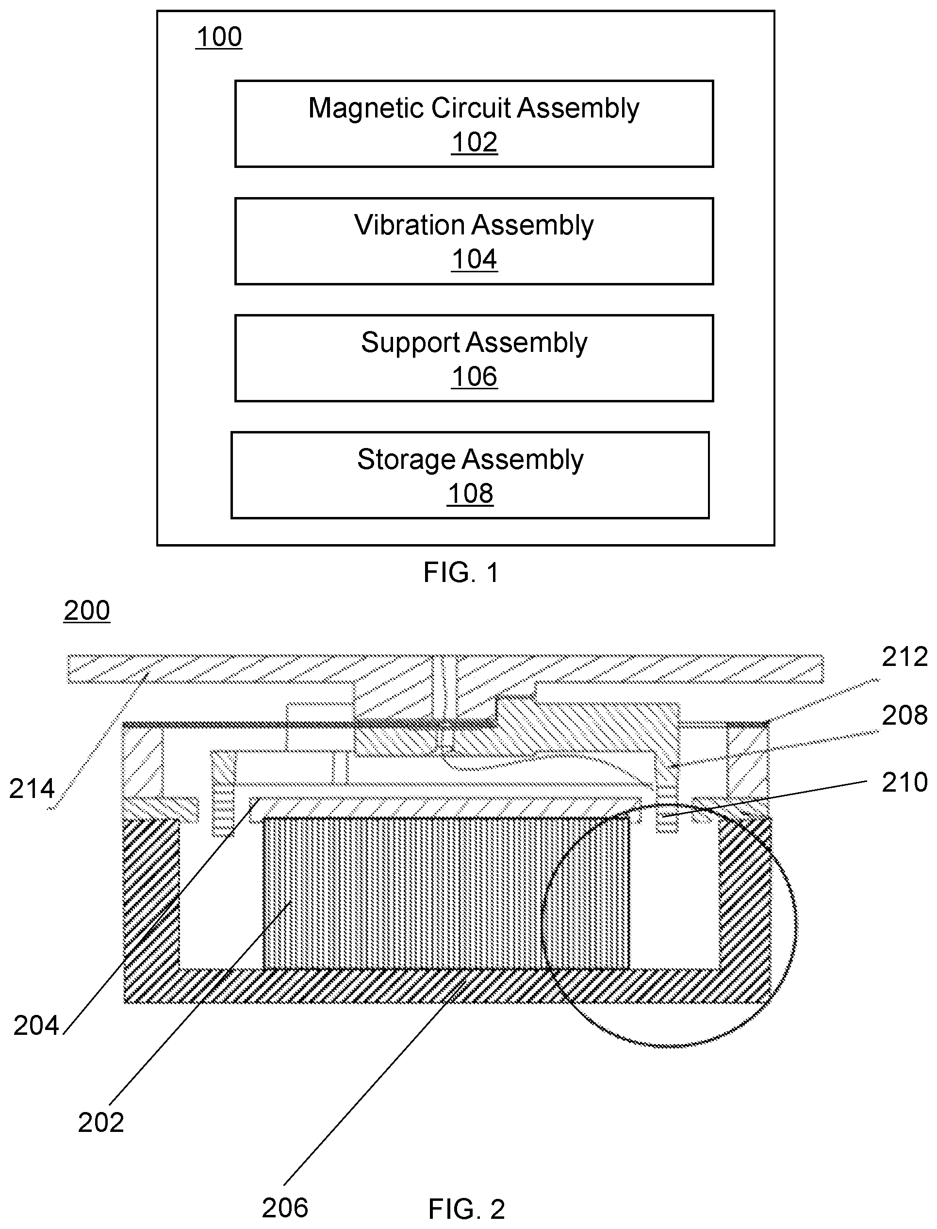 Patent US11778384 — Bone conduction speaker — Figure 1