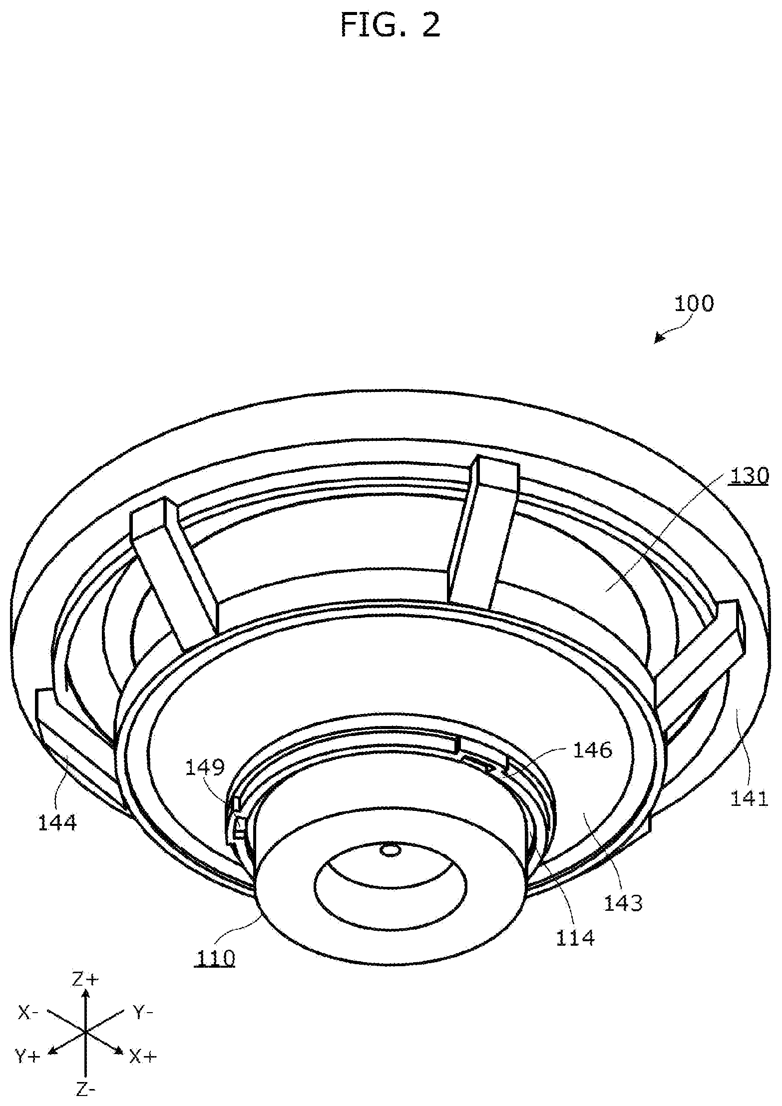 Patent US11778389 Figure 2 – Loudspeaker device