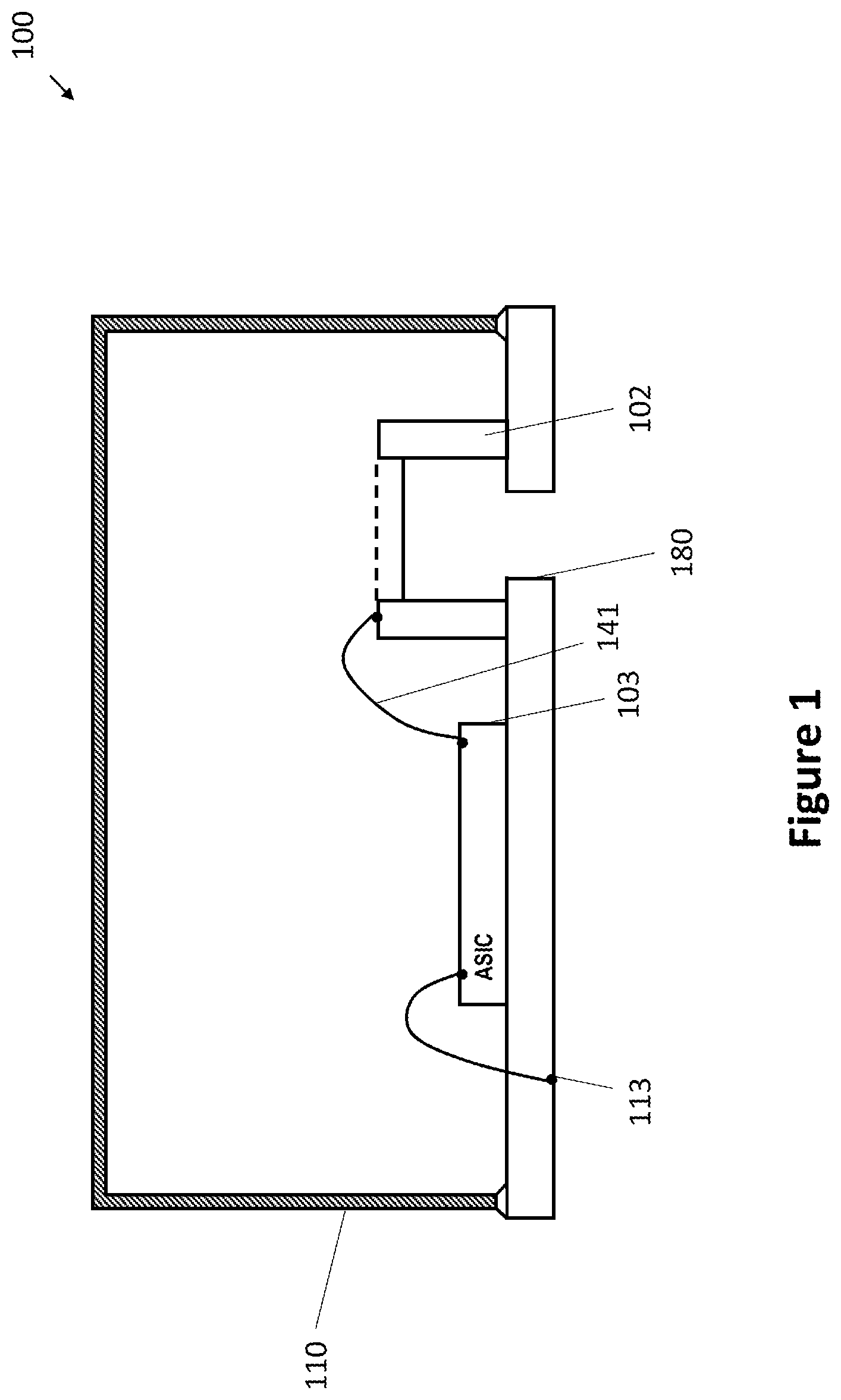 Patent US11778390 Figure 1 – Microphone assembly having a direct current bias circuit