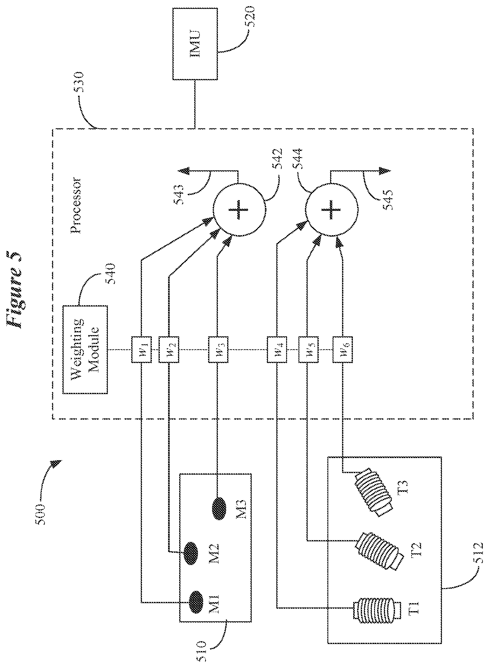 Patent US11778392 Figure 5 – Ear-worn electronic device configured to compensate for hunched or stooped posture