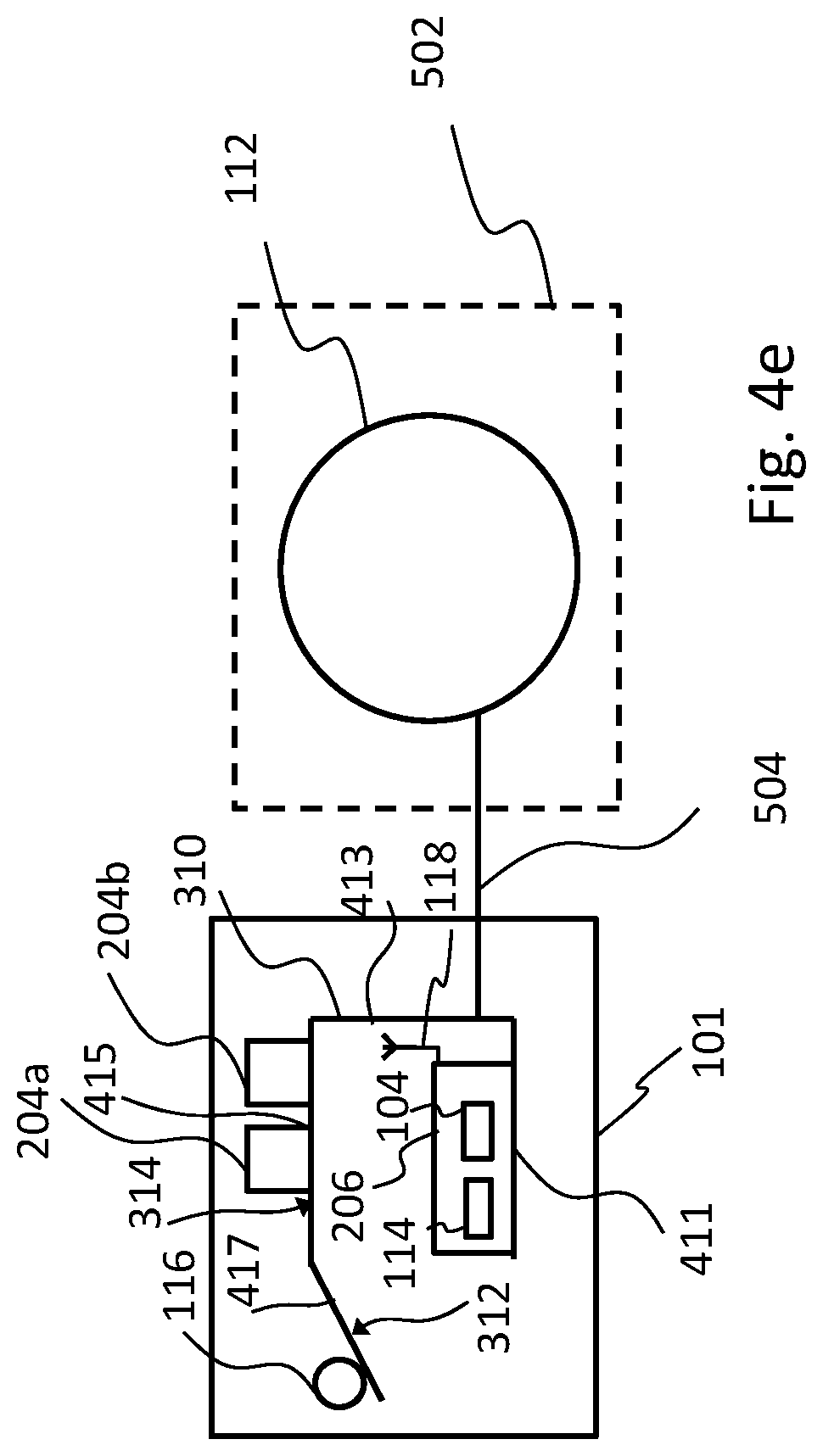 Patent US11778394 Figure 7 – Hearing device with an antenna