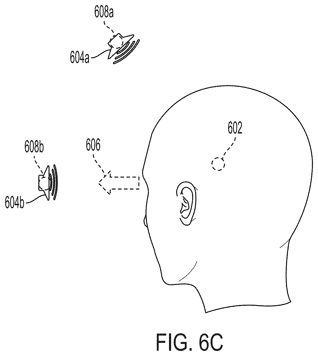 Patent US11778410 Figure 11 – Delayed audio following