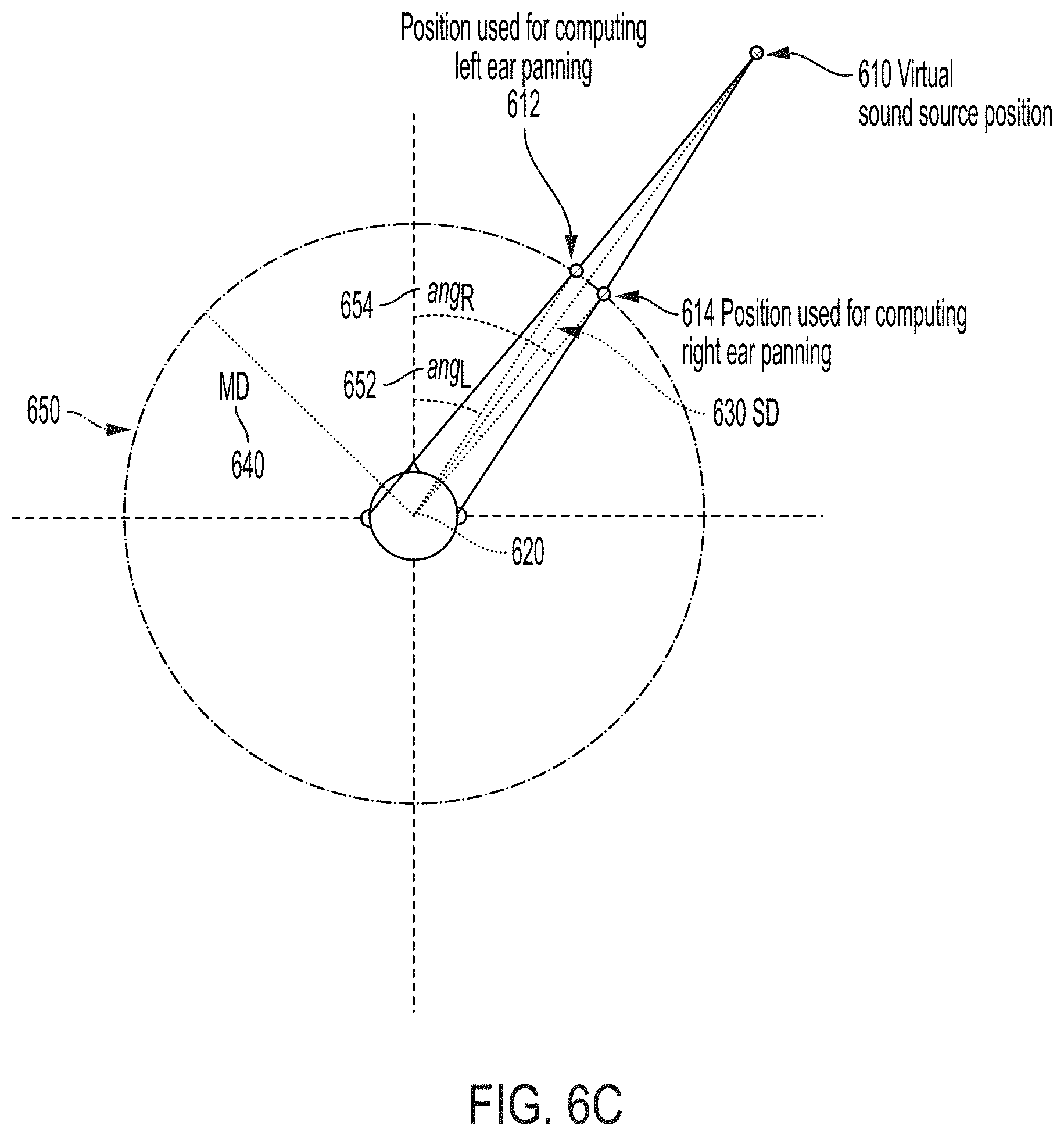 Patent US11778411 Figure 8 – Near-field audio rendering