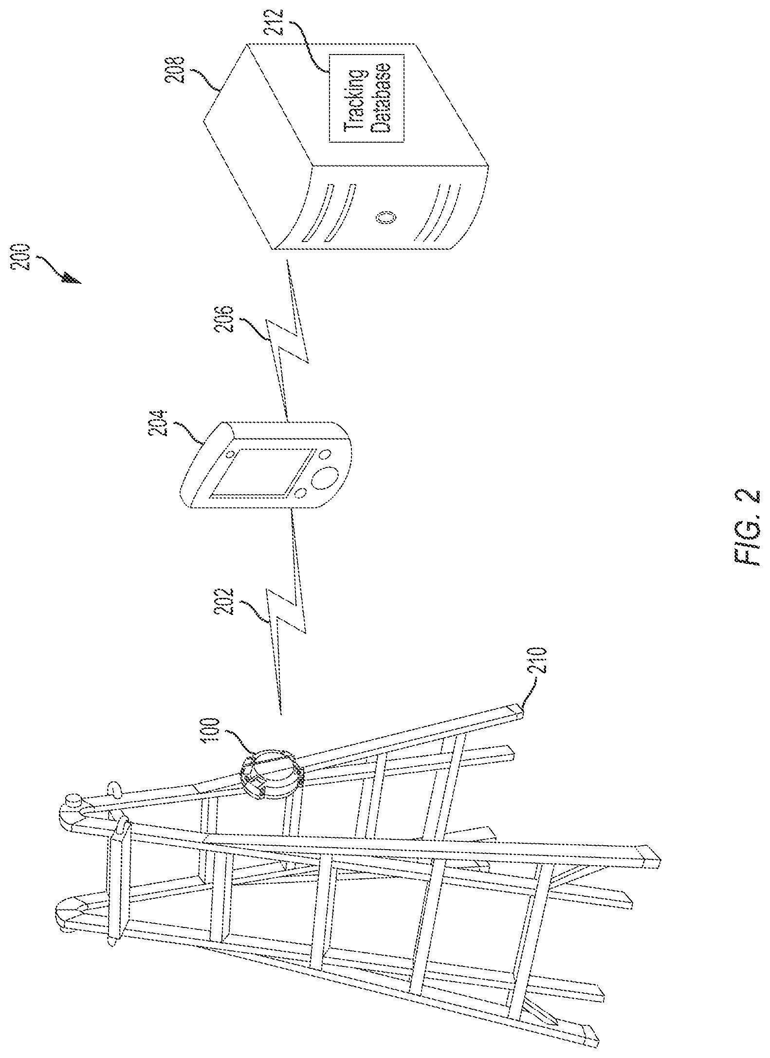 Patent US11778414 Figure 3 – Tool tracking system