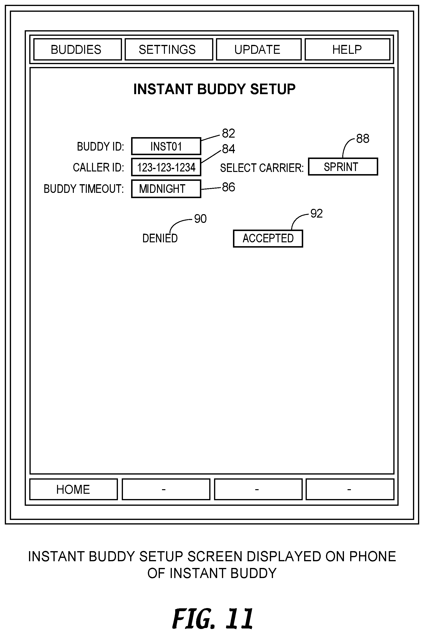 Patent US11778415 Figure 16 – Location sharing application in association with services provision