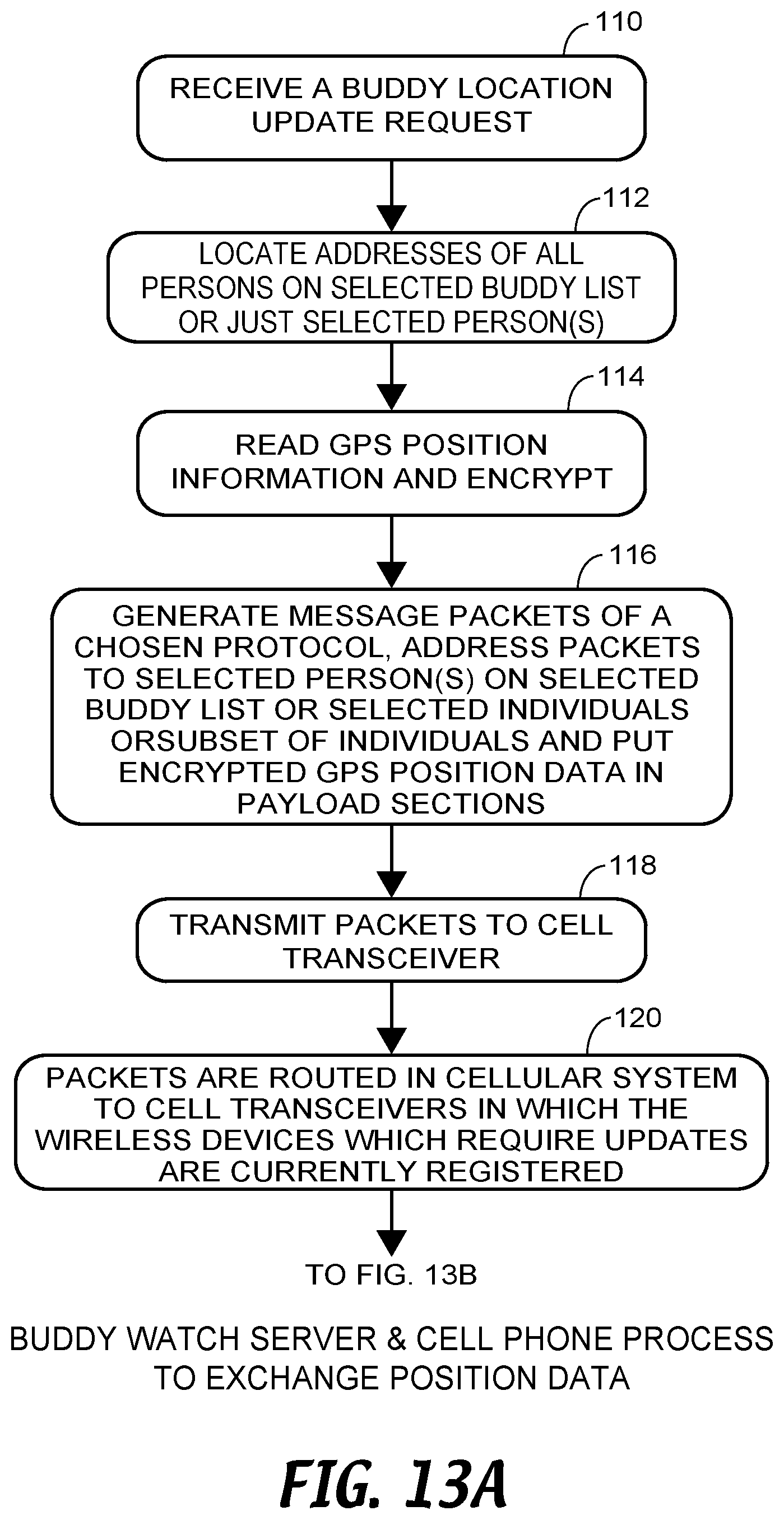 Patent US11778415 Figure 18 – Location sharing application in association with services provision