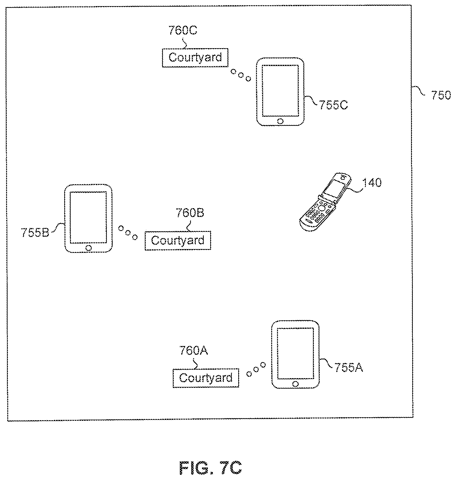 Patent US11778417 Figure 8 – System and method for detecting and locating contraband devices in a secure environment