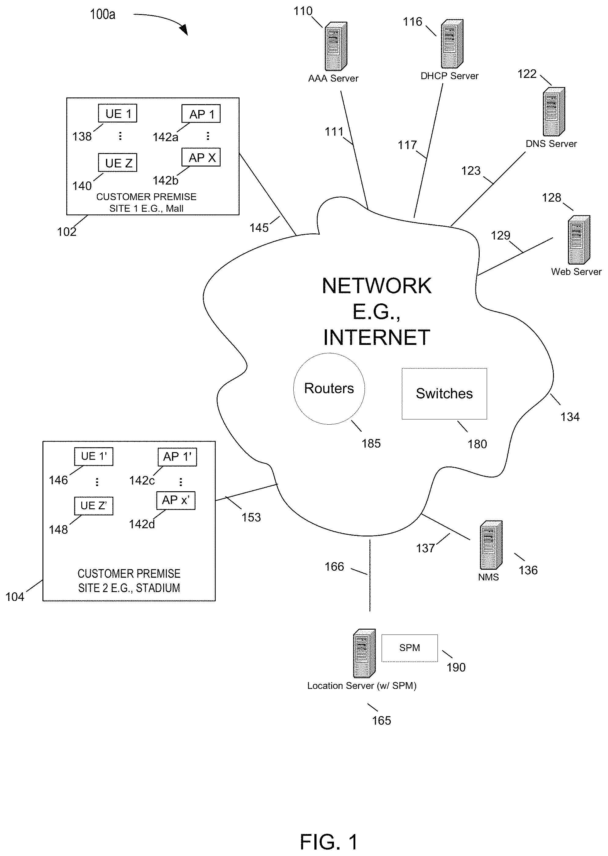 Patent US11778418 Figure 1 – Aligned multi-wireless device location determination
