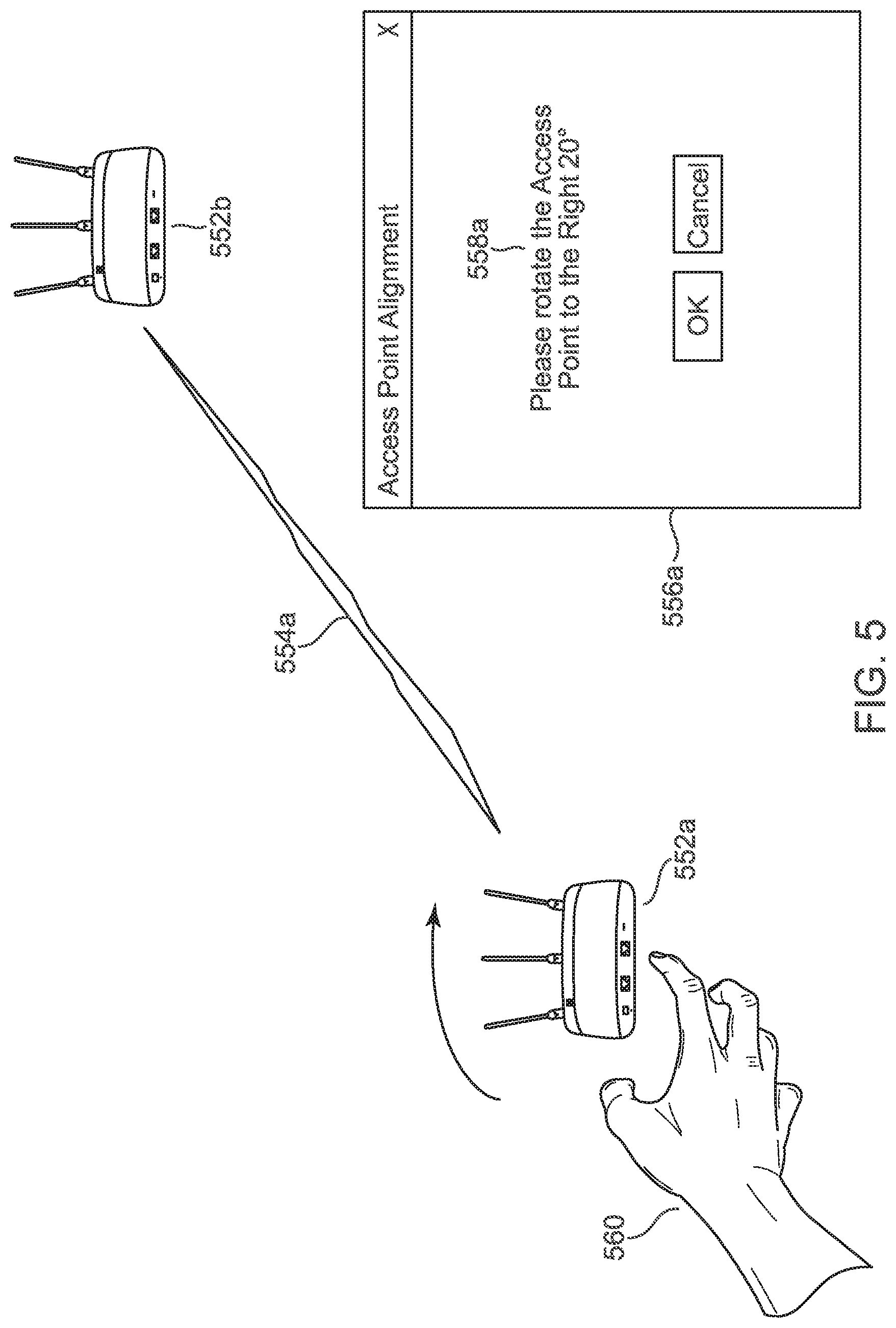 Patent US11778418 Figure 8 – Aligned multi-wireless device location determination