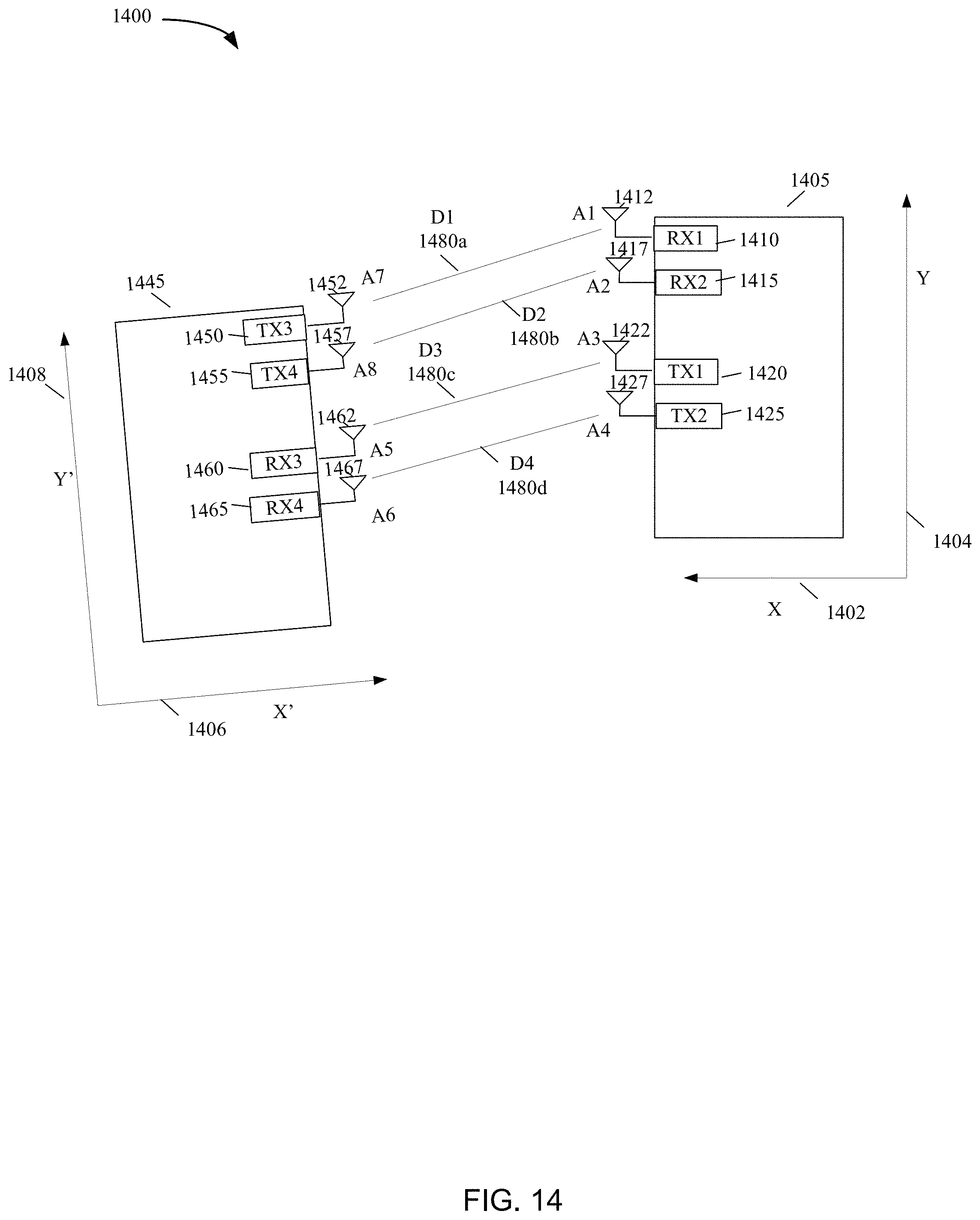 Patent US11778418 Figure 17 – Aligned multi-wireless device location determination