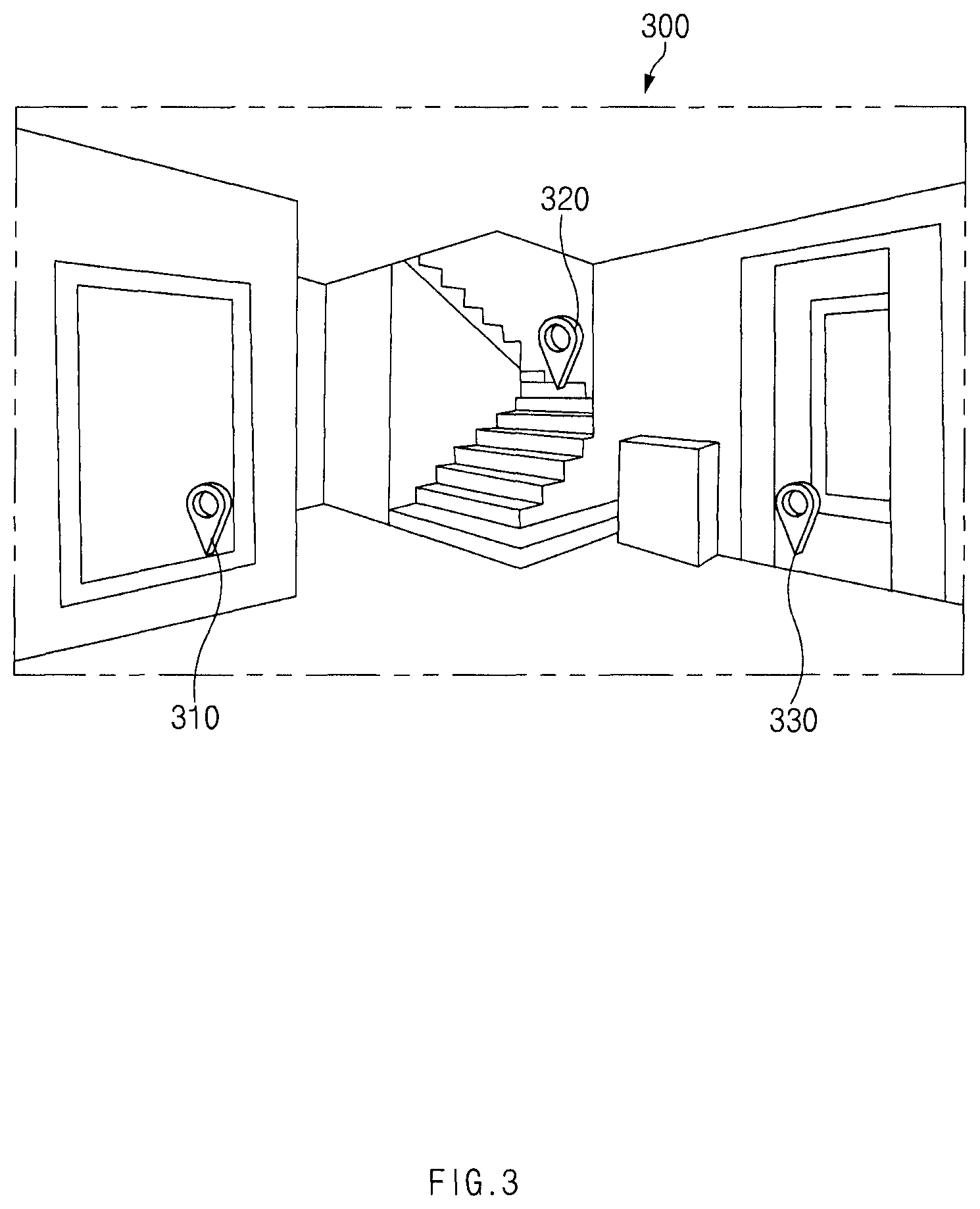 Patent US11778419 Figure 3 – Electronic device detecting location and method thereof
