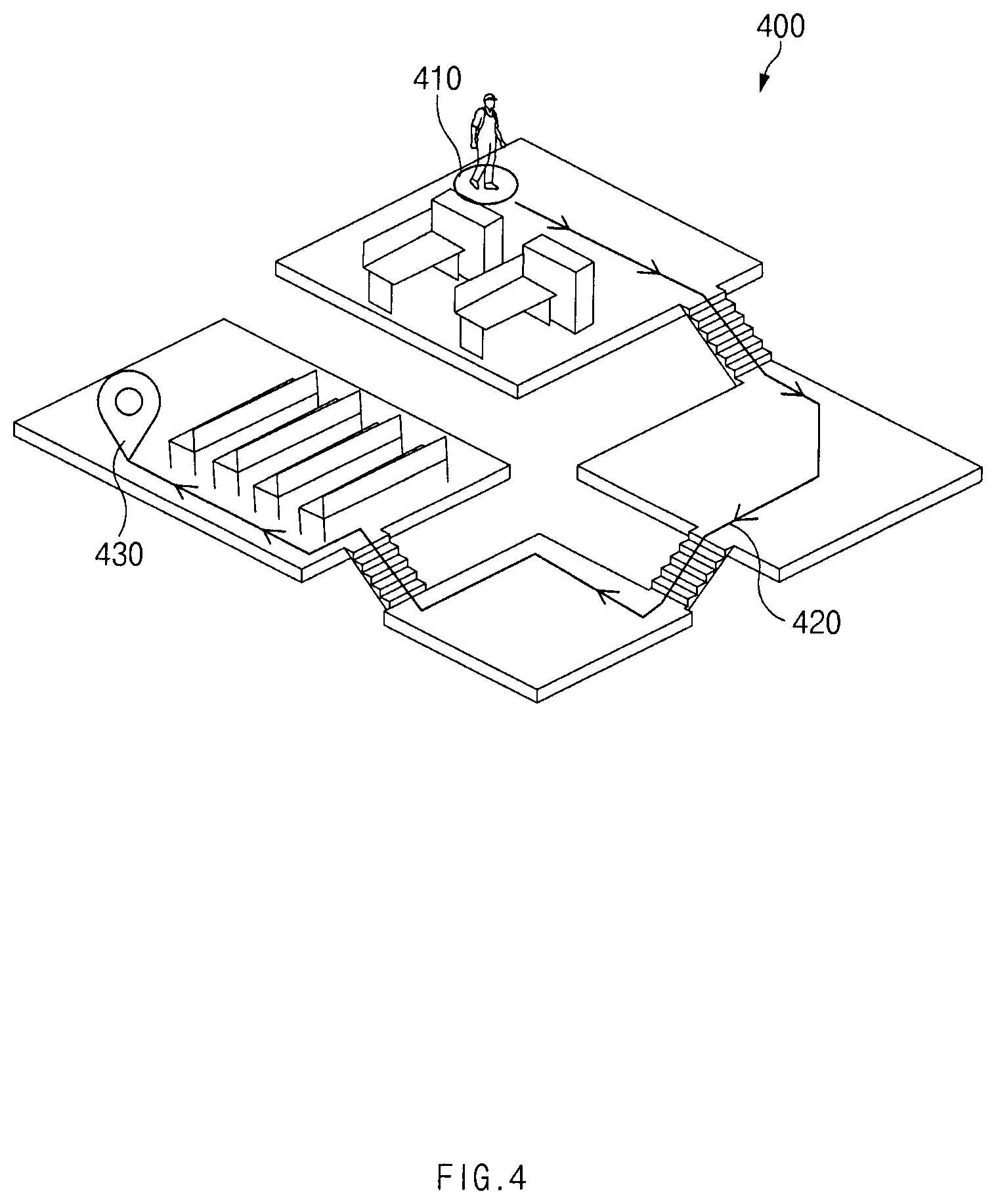 Patent US11778419 Figure 4 – Electronic device detecting location and method thereof