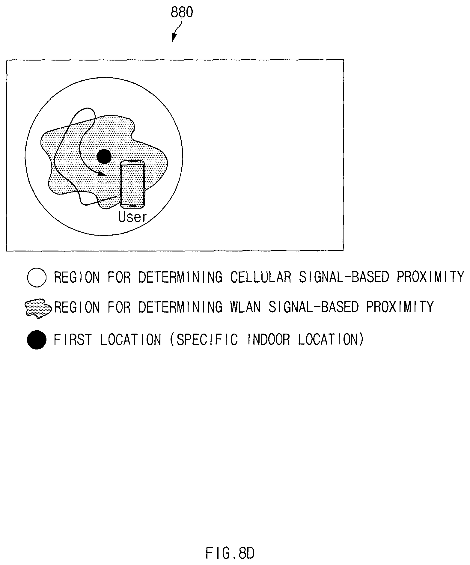 Patent US11778419 Figure 11 – Electronic device detecting location and method thereof