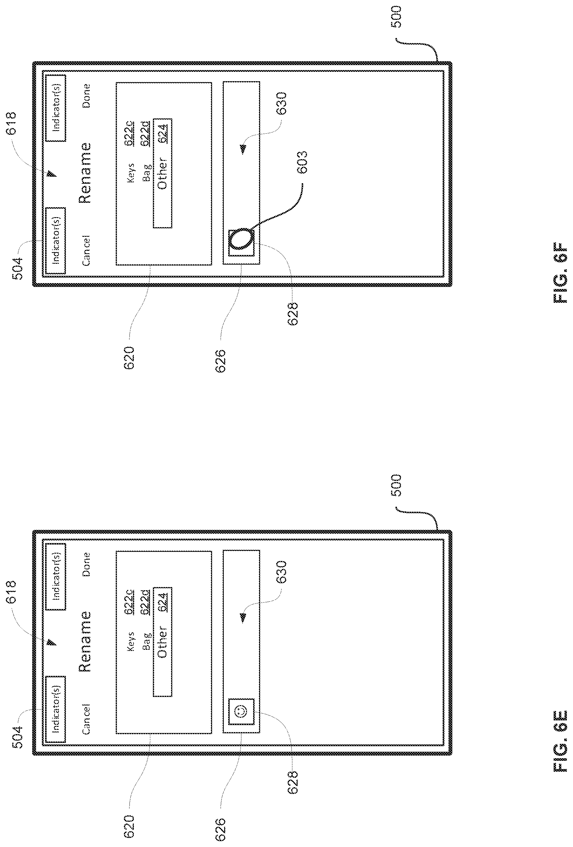Patent US11778421 Figure 17 – User interfaces for tracking and finding items