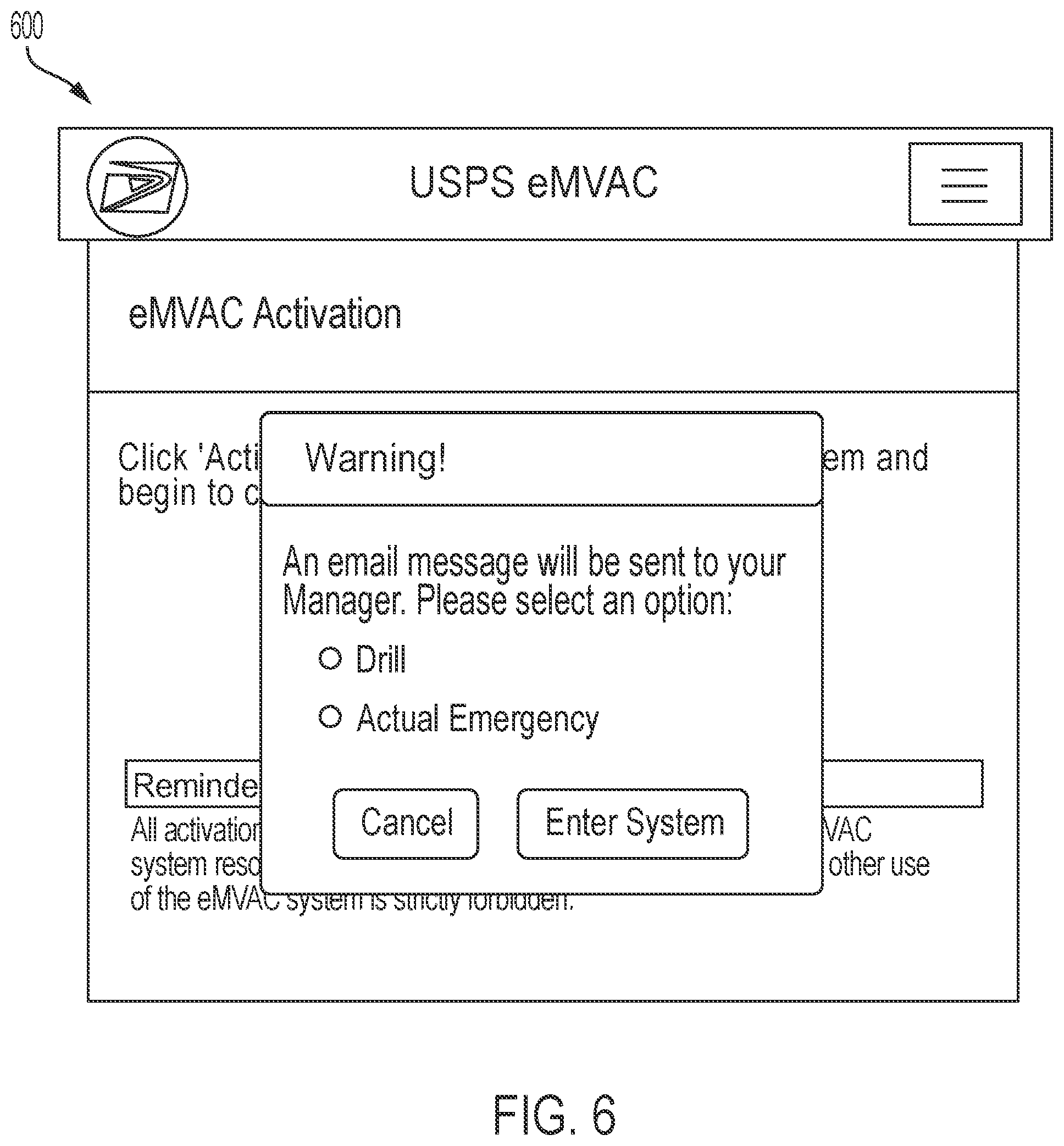 Patent US11778424 Figure 6 – Evacuation tracking