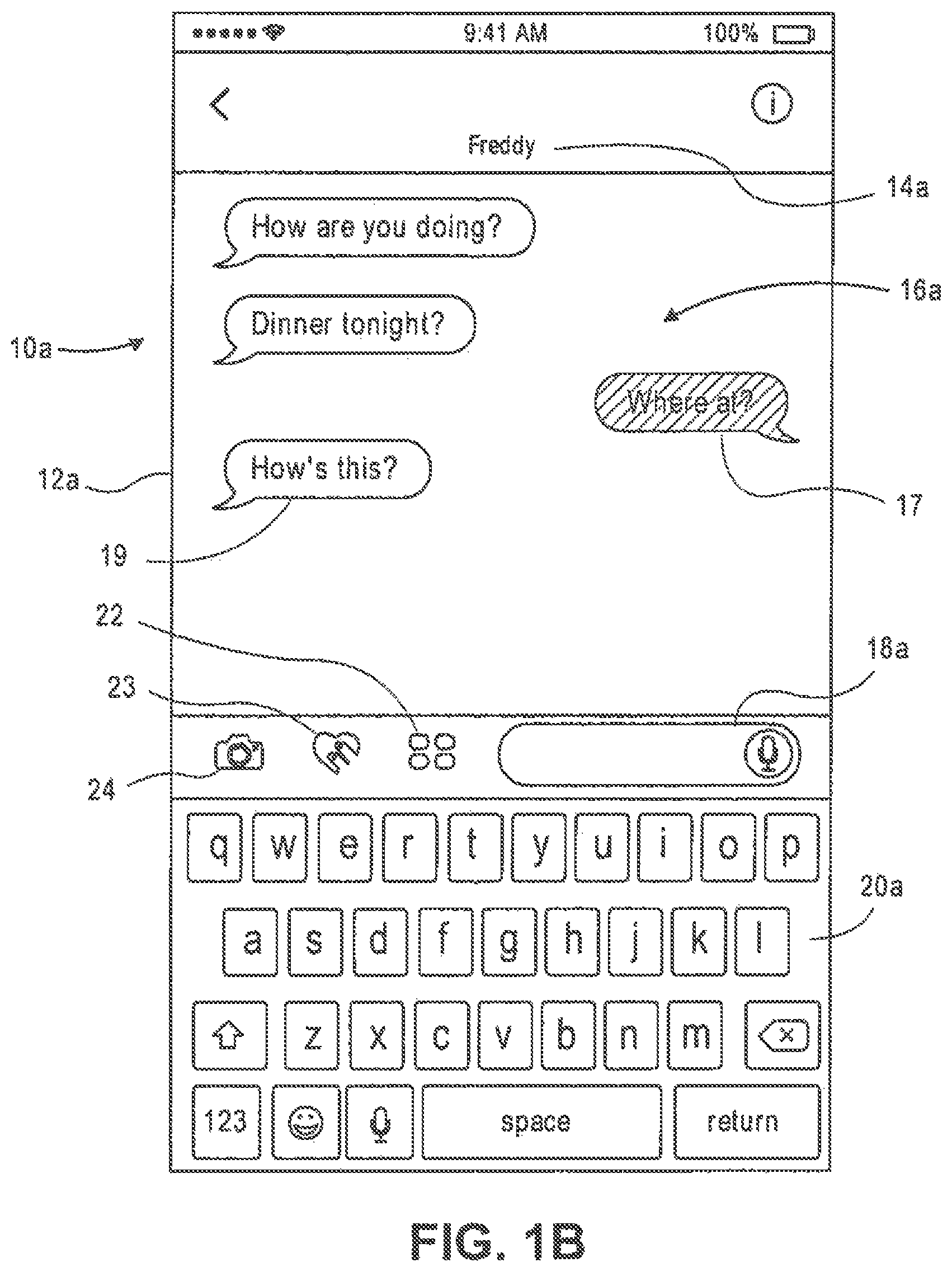 Patent US11778430 Figure 2 – Layers in messaging applications