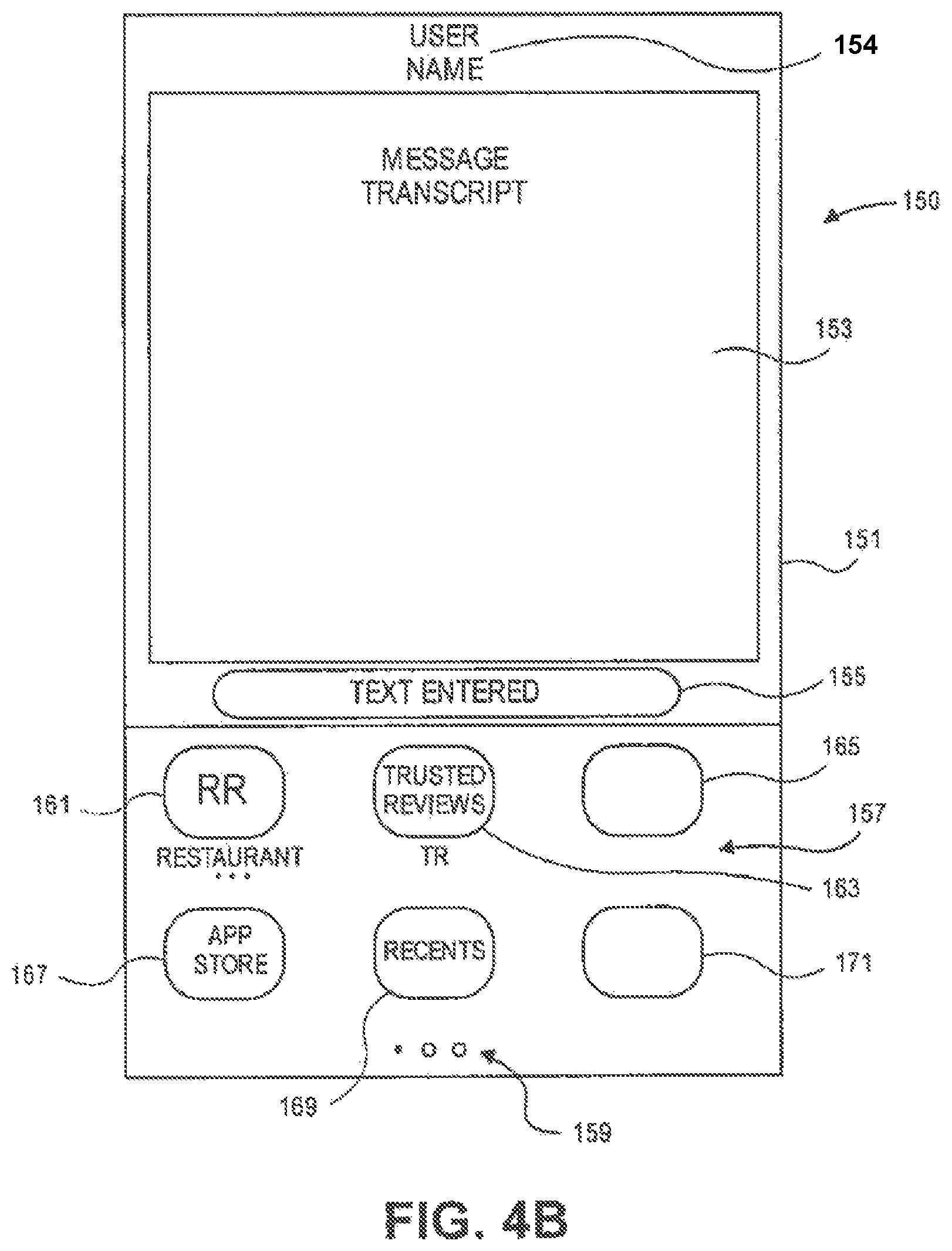 Patent US11778430 Figure 6 – Layers in messaging applications