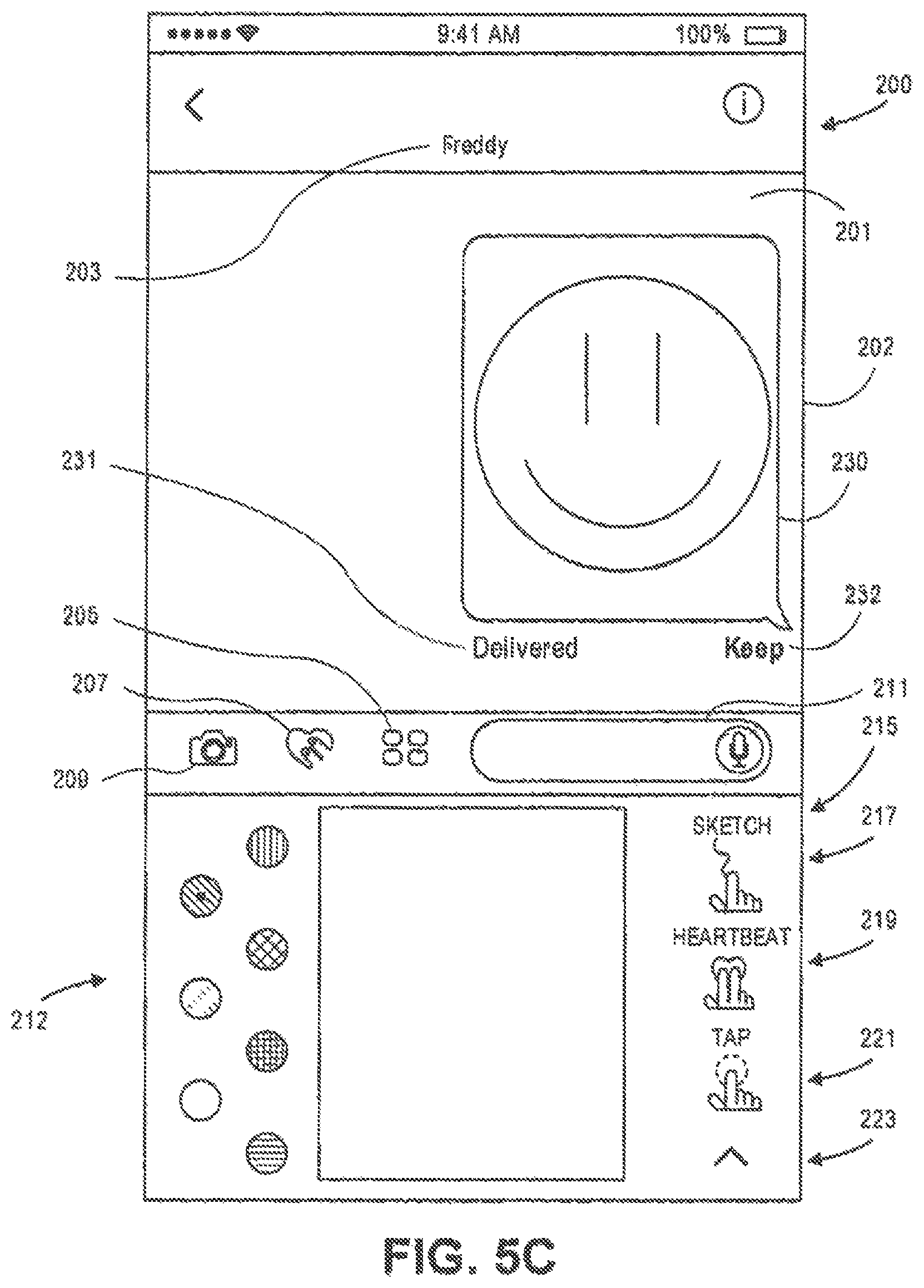 Patent US11778430 Figure 9 – Layers in messaging applications
