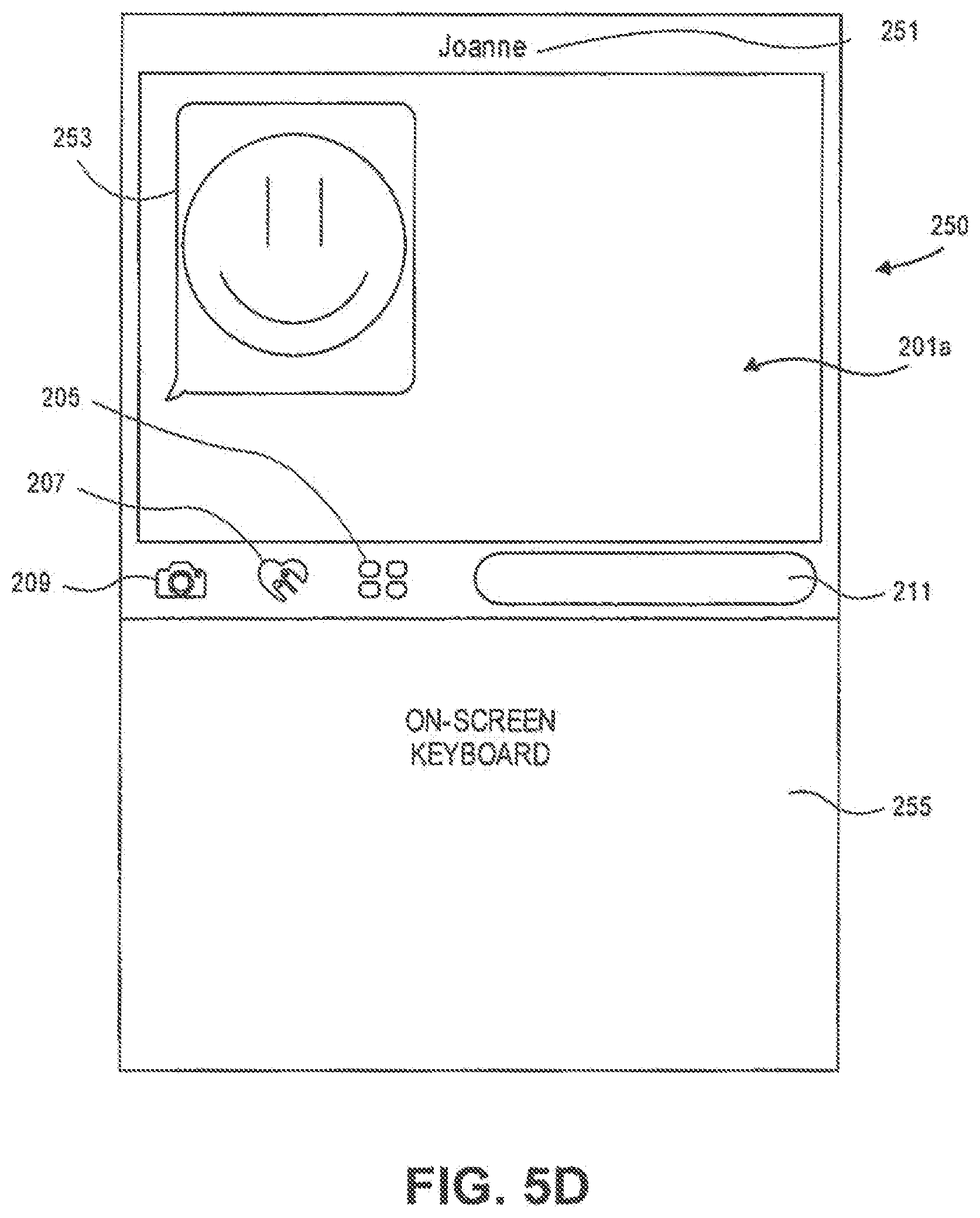 Patent US11778430 Figure 10 – Layers in messaging applications