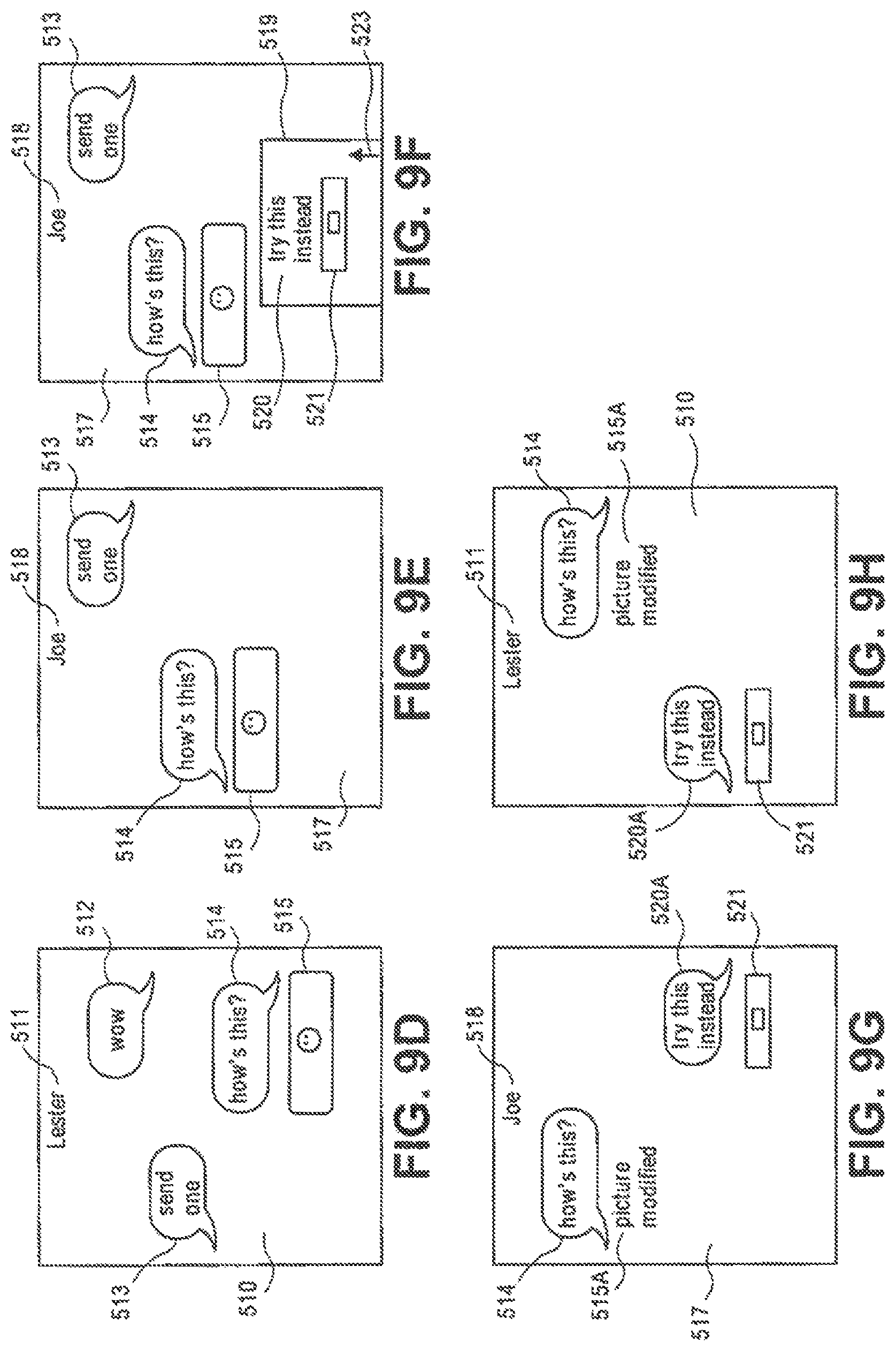 Patent US11778430 Figure 19 – Layers in messaging applications