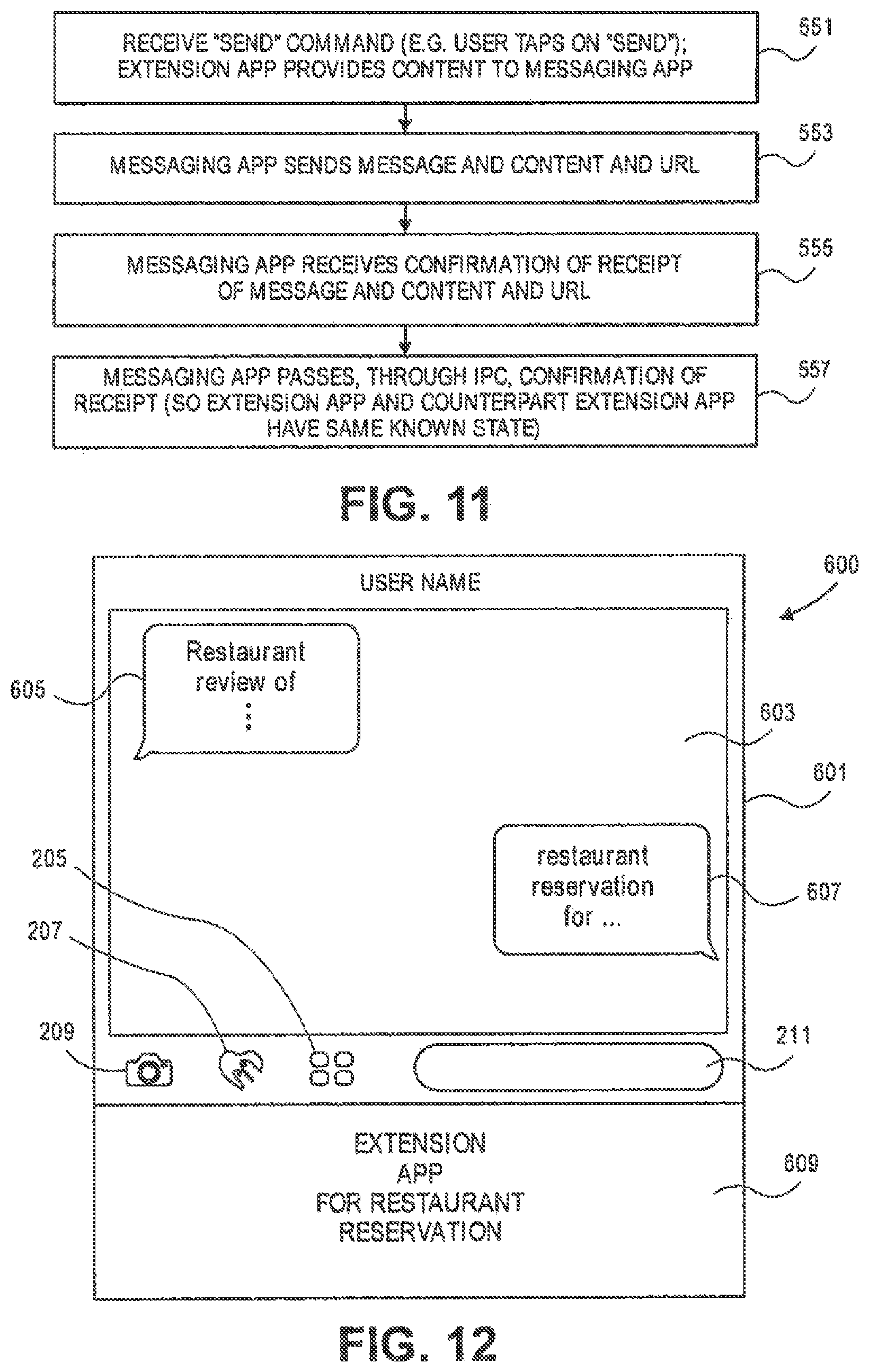 Patent US11778430 Figure 20 – Layers in messaging applications