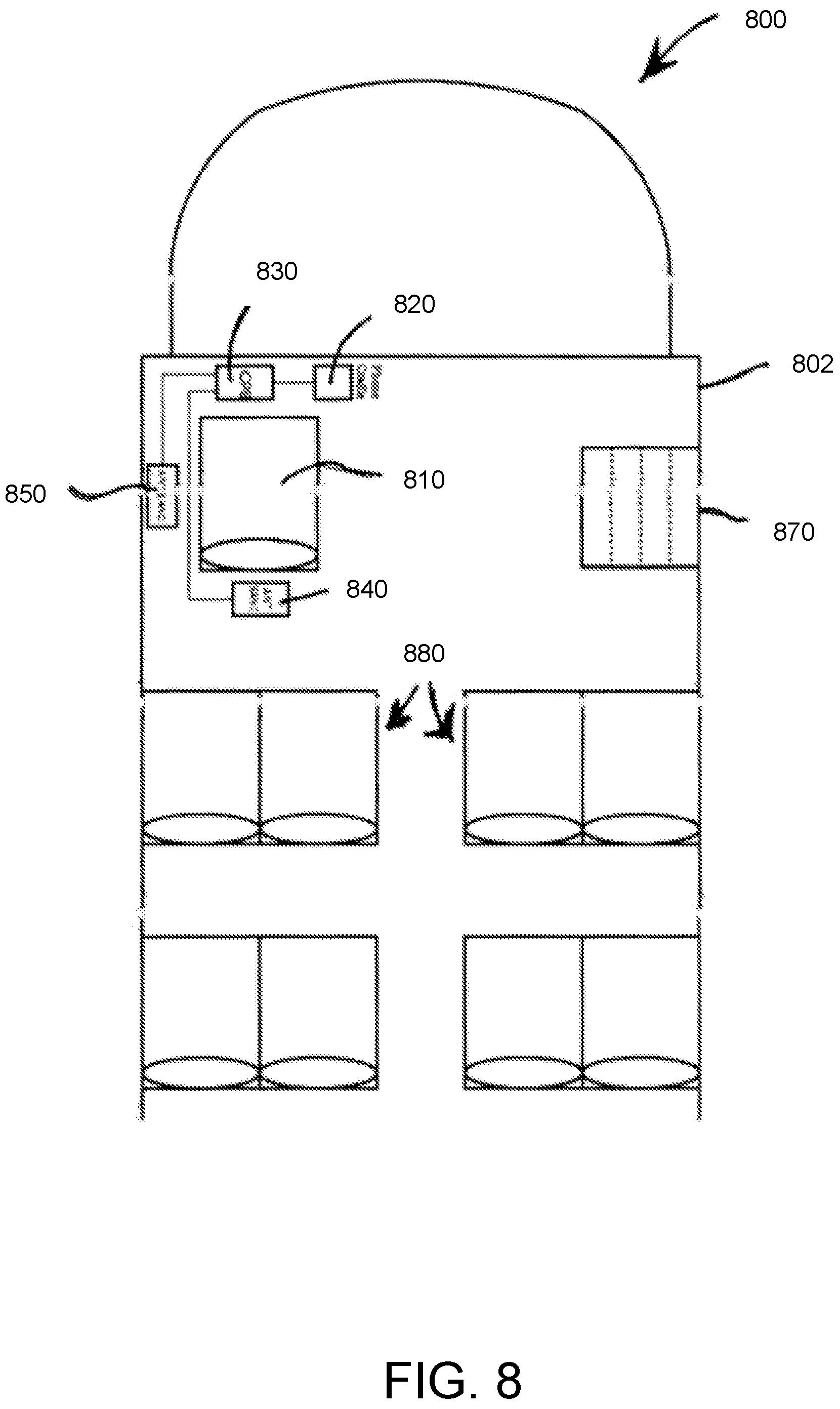 Patent US11778436 Figure 8 – Systems, methods, and devices for enforcing do not disturb functionality on mobile devices