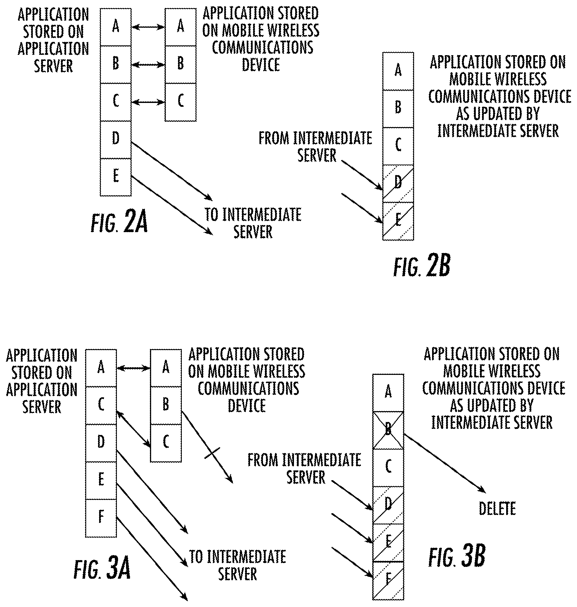 Patent US11778438 Figure 2 – Server for sending new application portions to mobile wireless communications devices and related methods