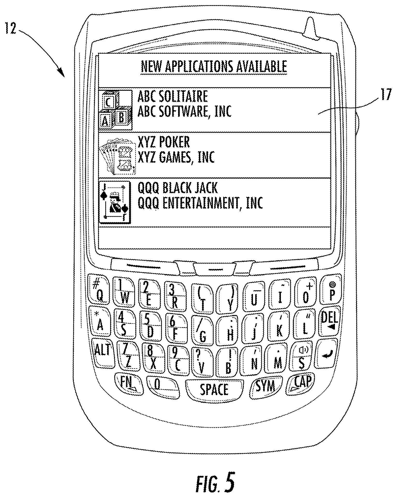 Patent US11778438 Figure 4 – Server for sending new application portions to mobile wireless communications devices and related methods