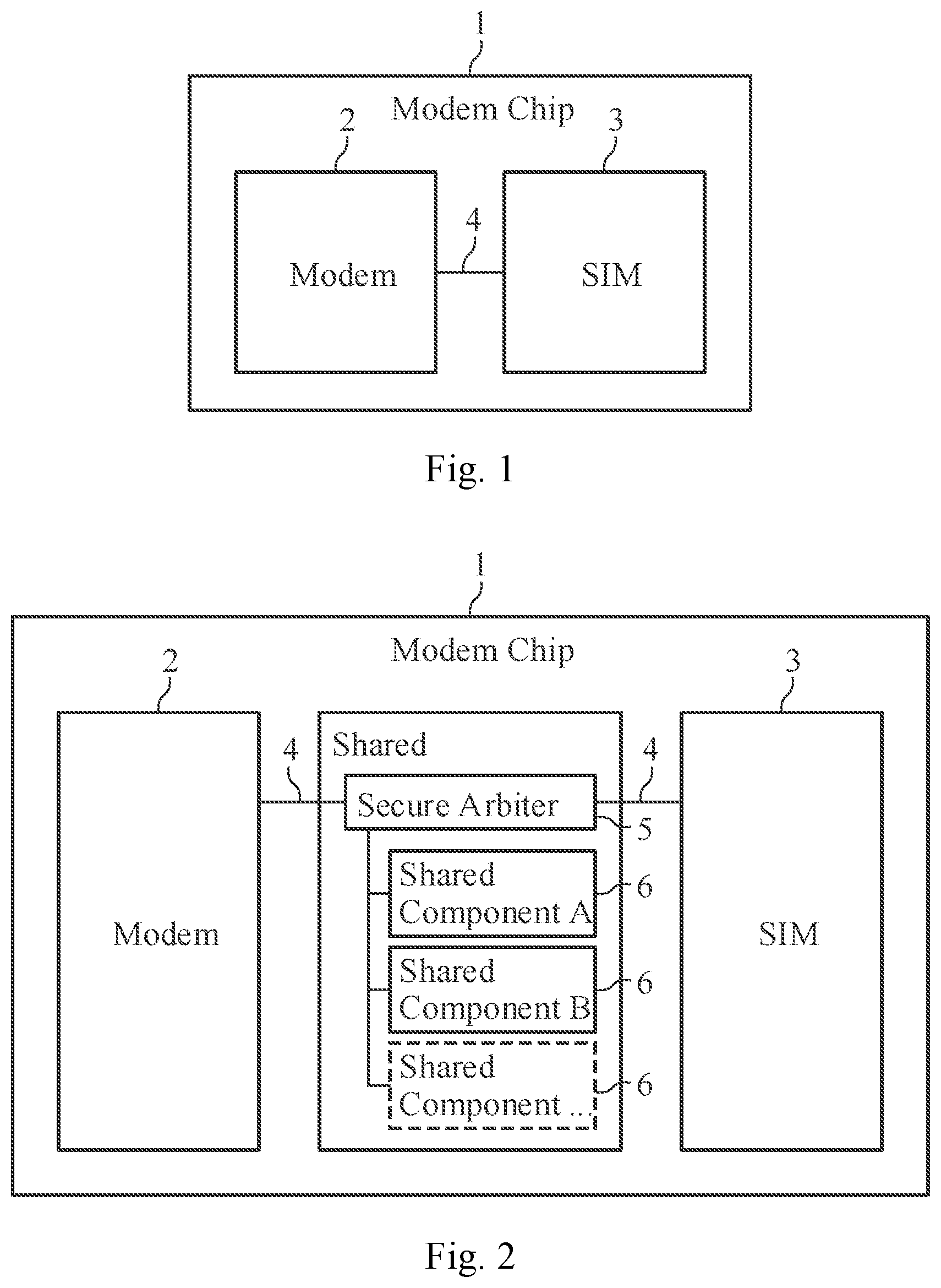 Patent US11778456 Figure 1 – UE with integrated subscriber identity modules by resource sharing