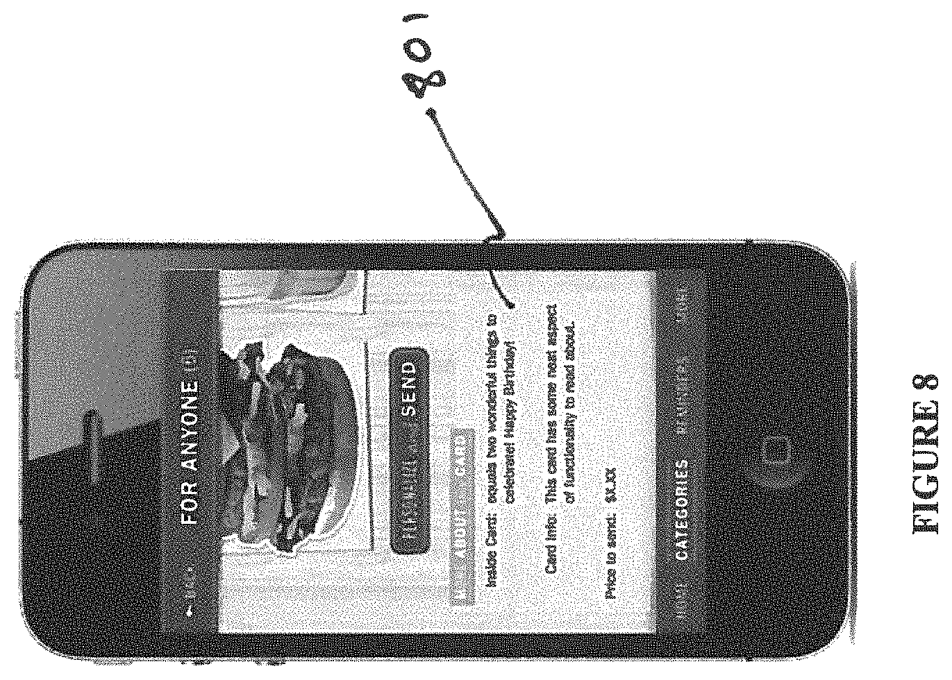 Patent US11778462 Figure 8 – Live greetings